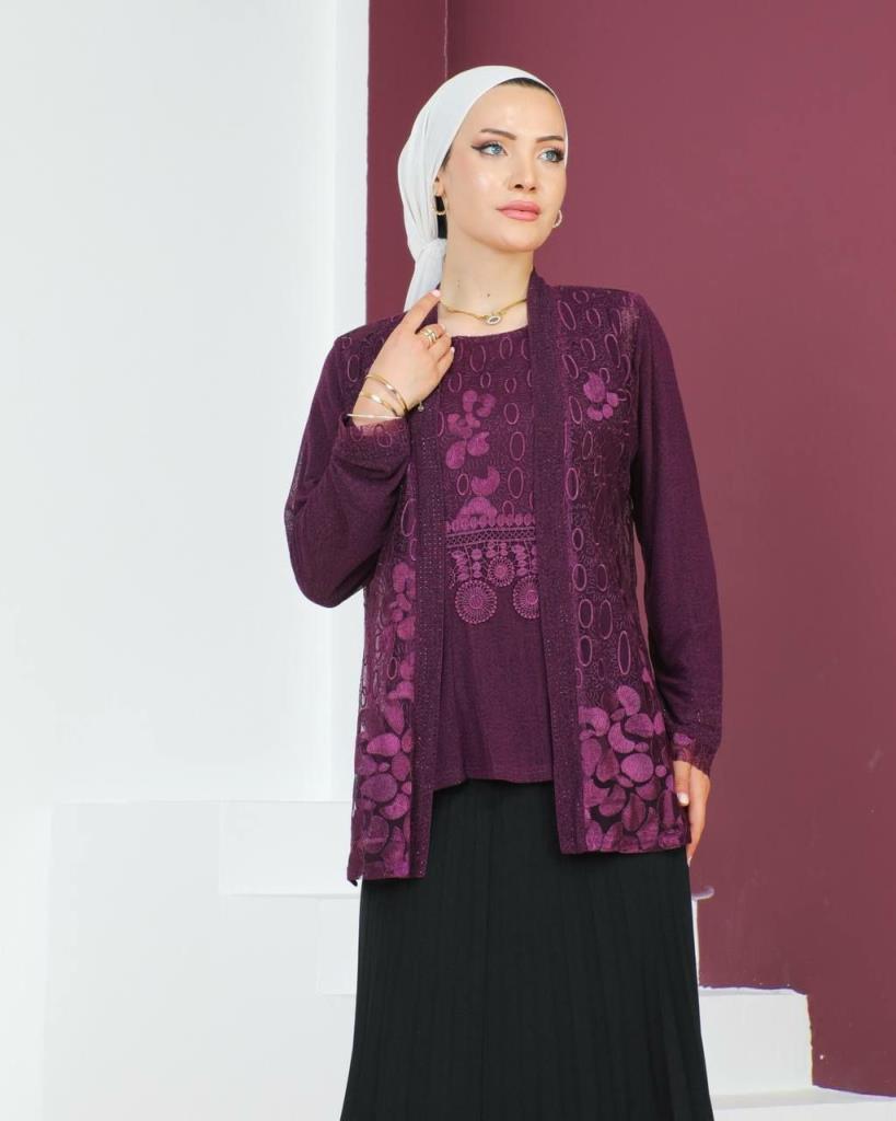 kadın abiye bluz model N0026 - LEYLA