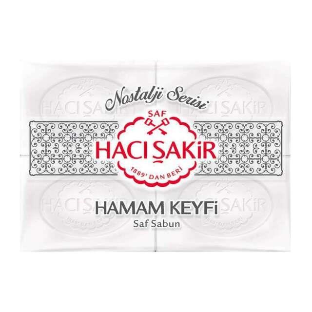 Hacı Şakir Hamam Keyfi Saf Sabun 200 gr x 4 Adet