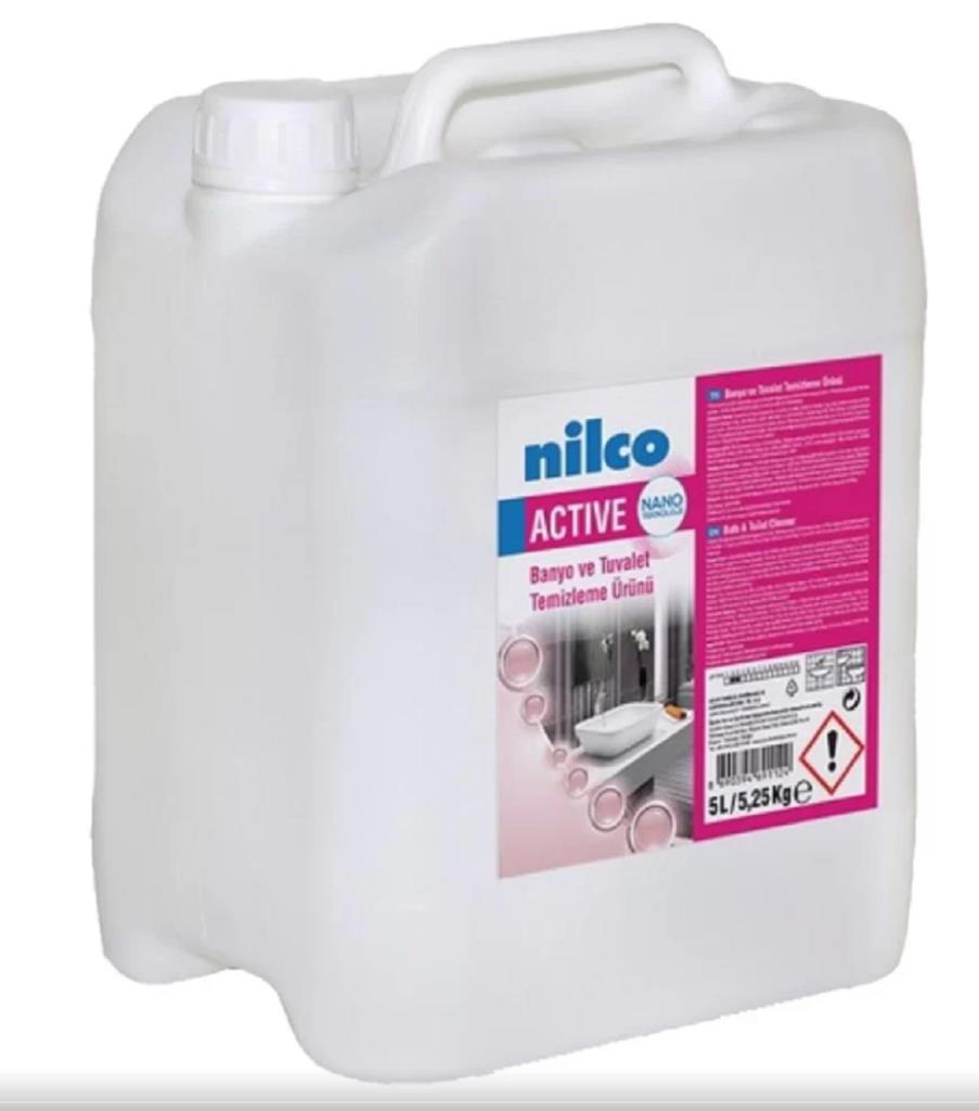 Nilco ACTİVE Banyo ve Tuvalet Temizlik Ürünü 5 L/5,25 KG 