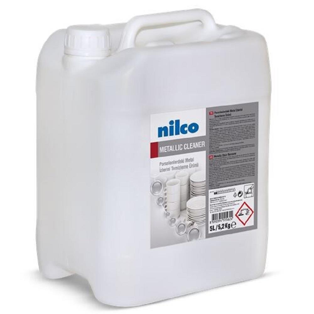Nilco METALIK CLEANER 5LT/5,2KG PORSELENLERDE OLUŞAN METAL İZLERİ TEMİZLEME ÜRÜNÜ
