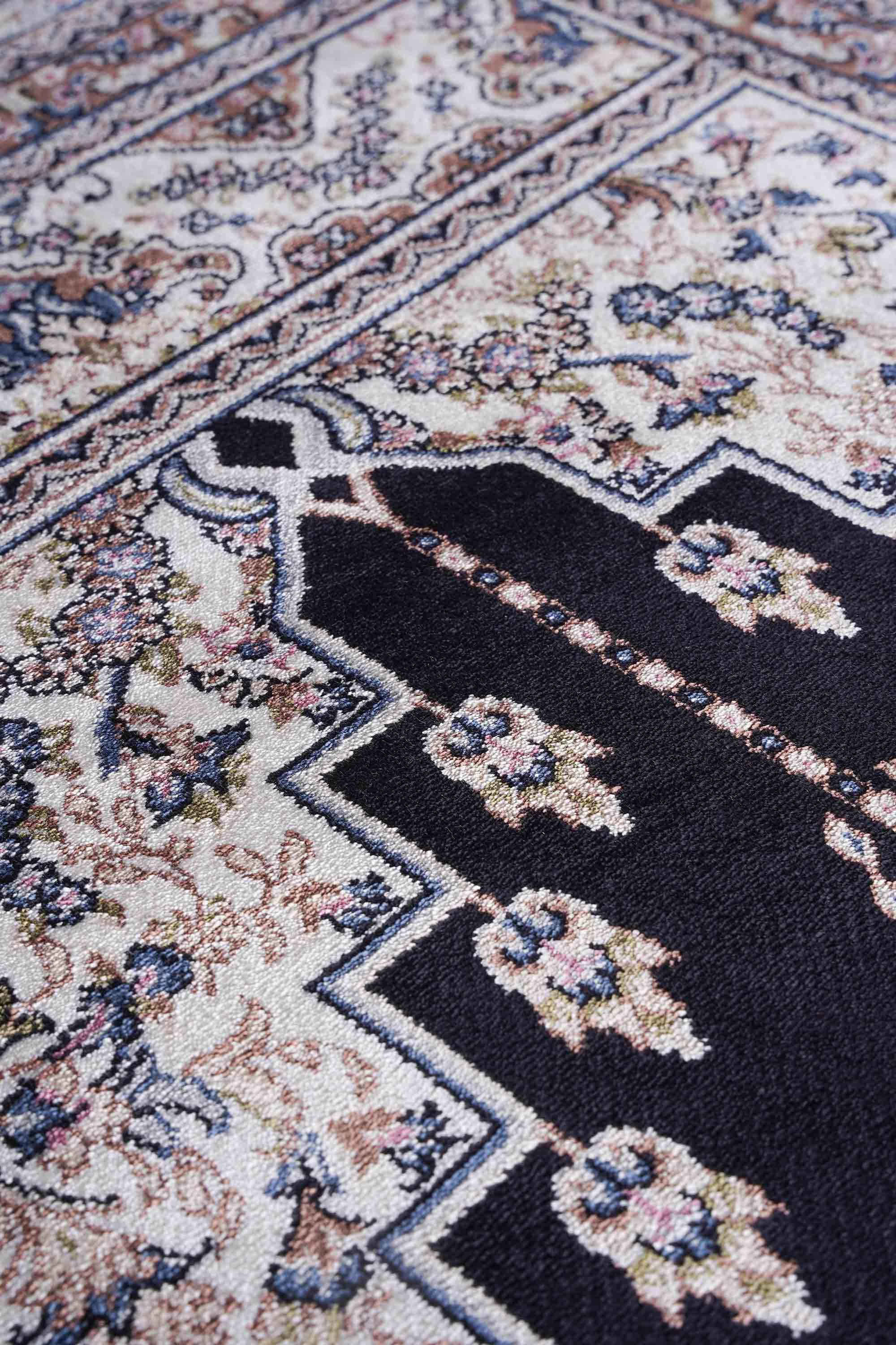 Hereke Serisi SF236A Lüks Bambu Seccade - Lacivert - Detay 3