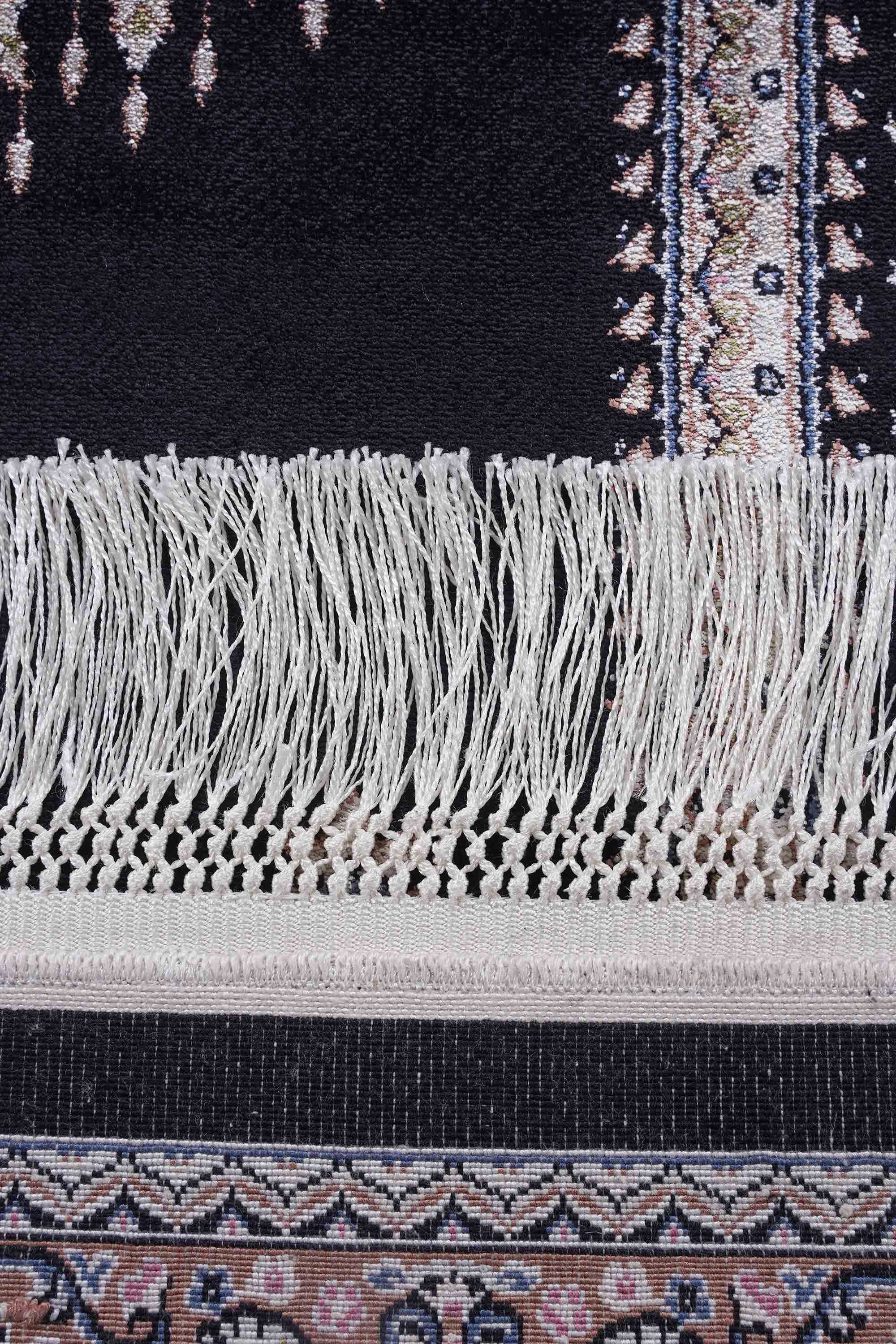 Hereke Serisi SF236A Lüks Bambu Seccade - Lacivert - Detay 4