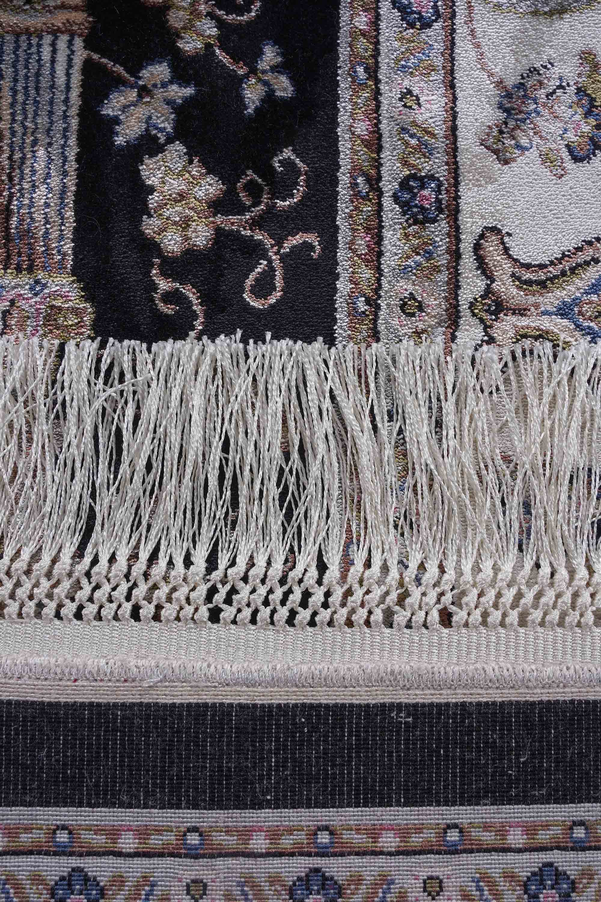 Hereke Serisi SF237A Lüks Bambu Seccade - Lacivert - Detay 4
