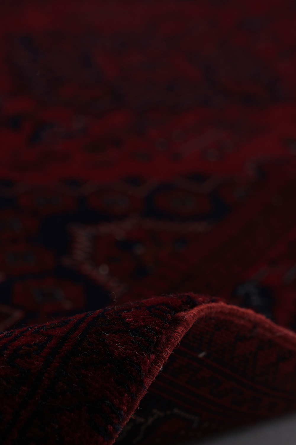 Afgan Khamyab El Dokuma Yün Halı - Detay 4