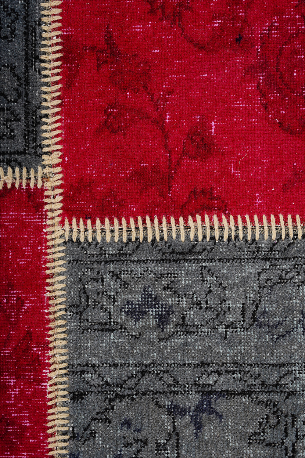 Naar Halı Patchwork El Yapımı Dekoratif Halı - detay