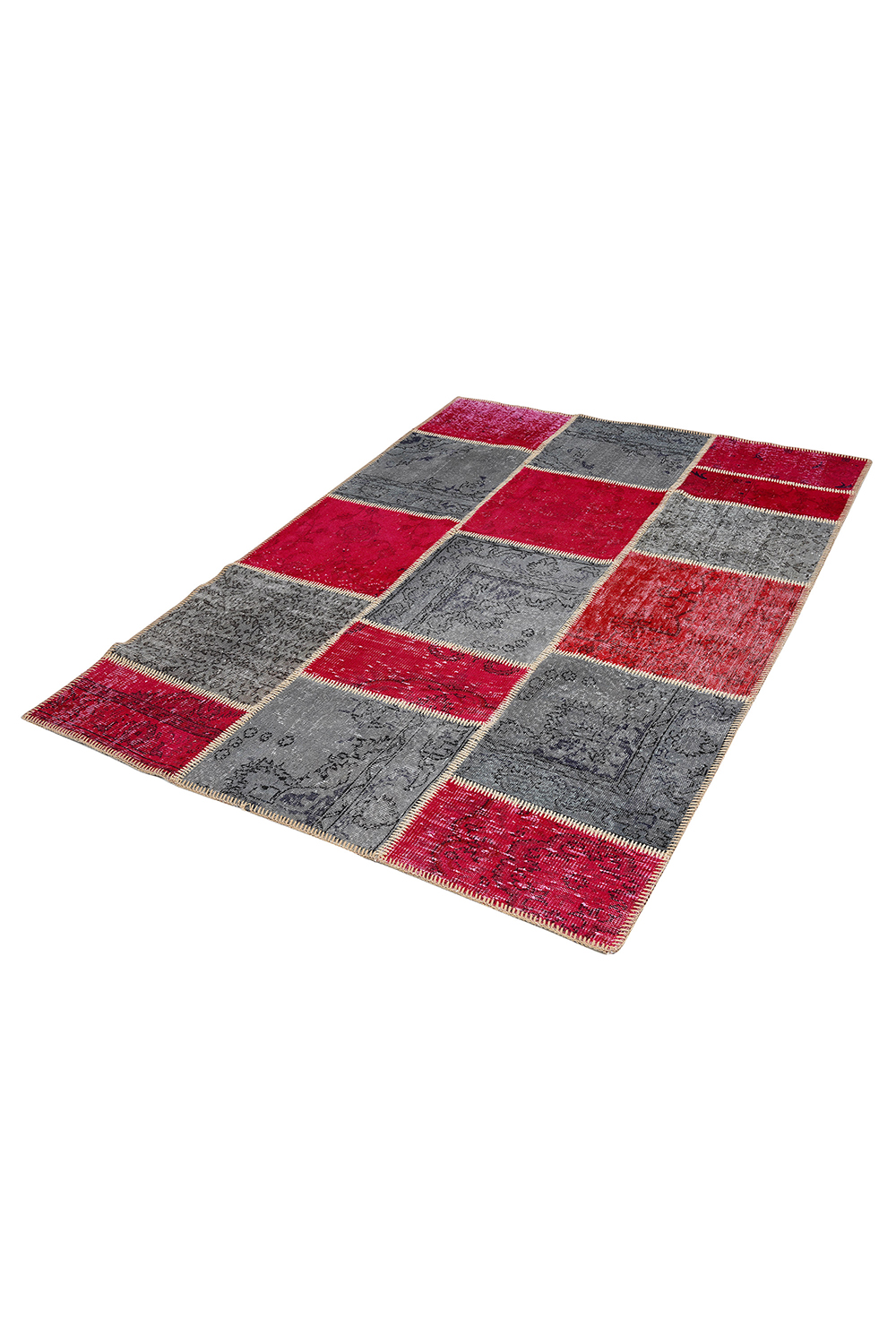 Naar Halı Patchwork El Yapımı Dekoratif Halı - Detay 3