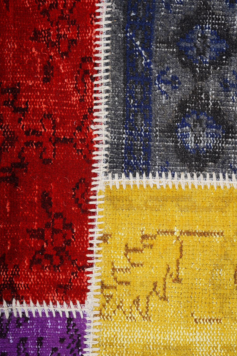 Naar Halı Patchwork El Yapımı Dekoratif Halı