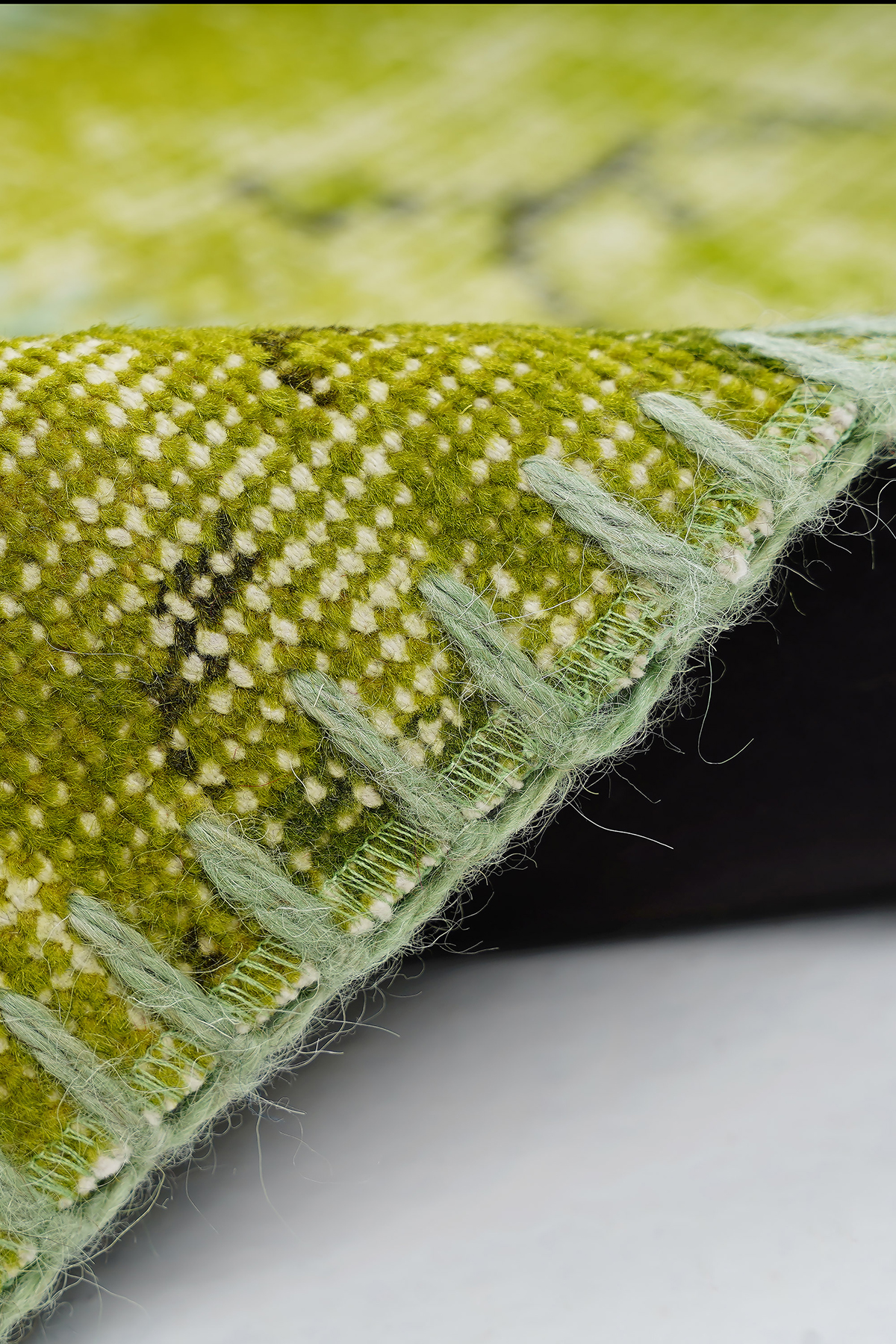 Naar Halı Patchwork El Yapımı Dekoratif Halı - detay