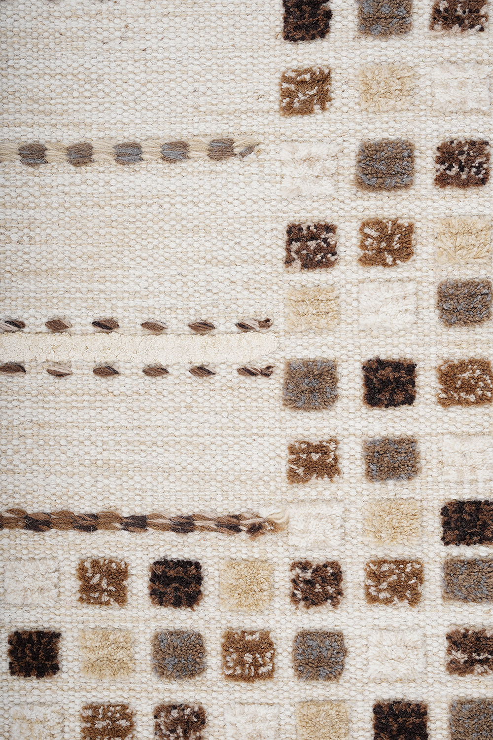 Nepal 3587 El Dokuma Kalın Yün Kilim - detay