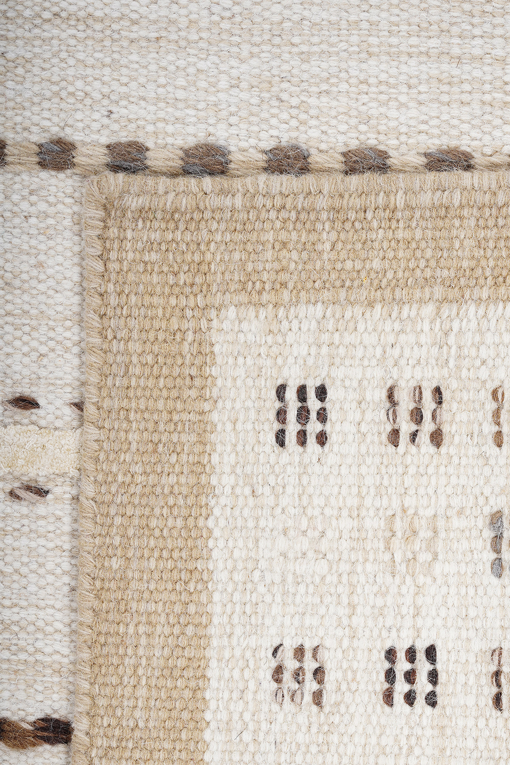 Nepal 3587 El Dokuma Kalın Yün Kilim - Detay 4