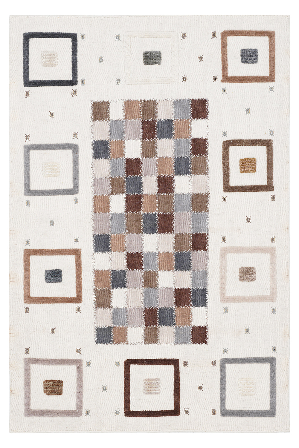 Nepal 3589 El Dokuma Kalın Yün Kilim - Detay 5
