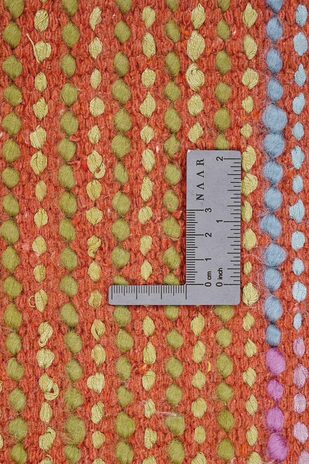 Nepal 3590 El Dokuma Kalın Yün Kilim - Detay 4