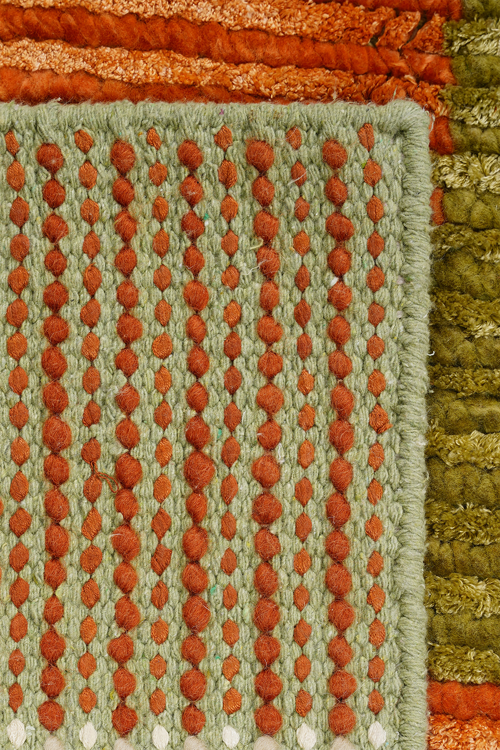 Nepal 3596 El Dokuma Kalın Yün Kilim - Detay 3