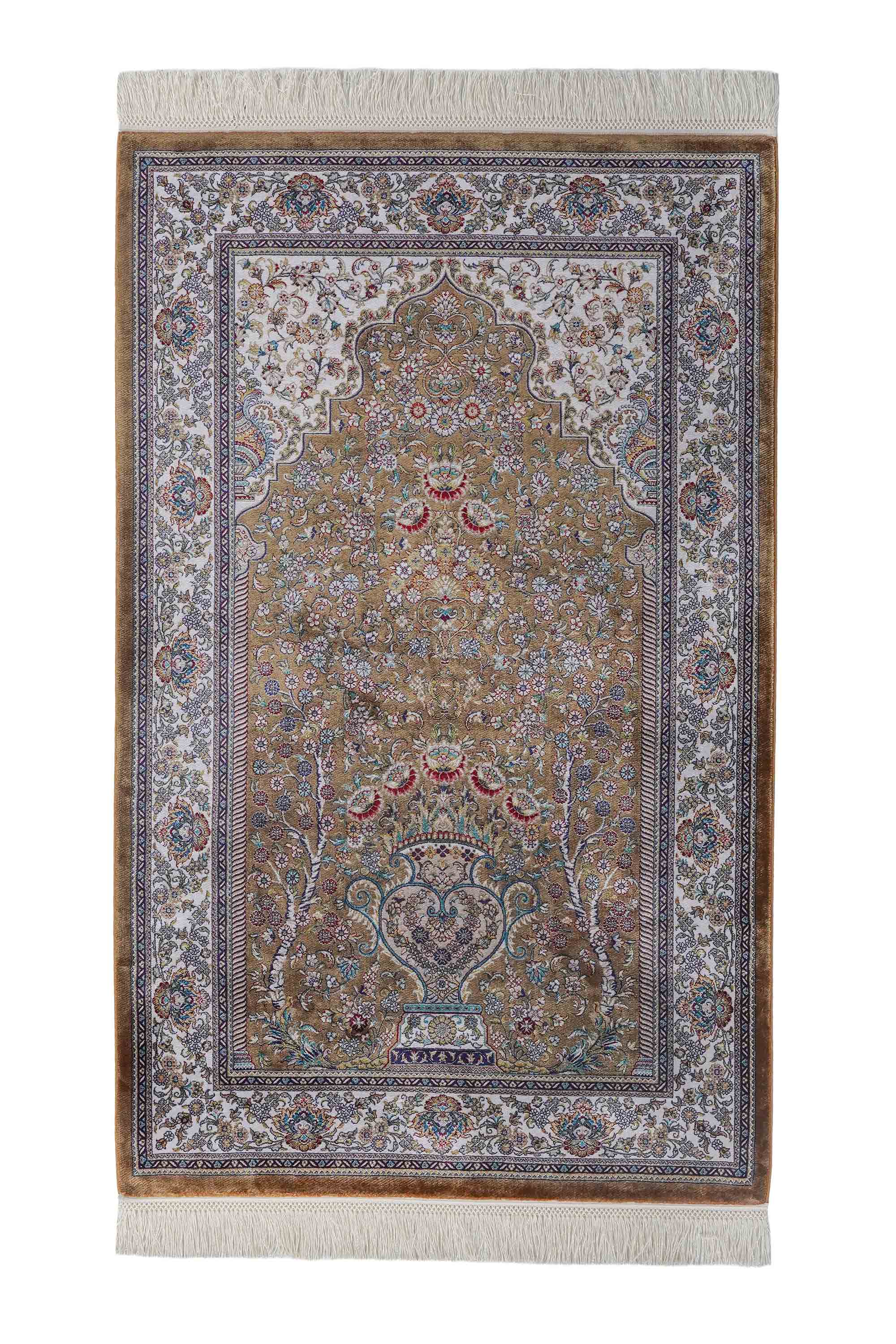 Kumkapı Serisi S818A Lüks Modal Seccade - Hardal - detay