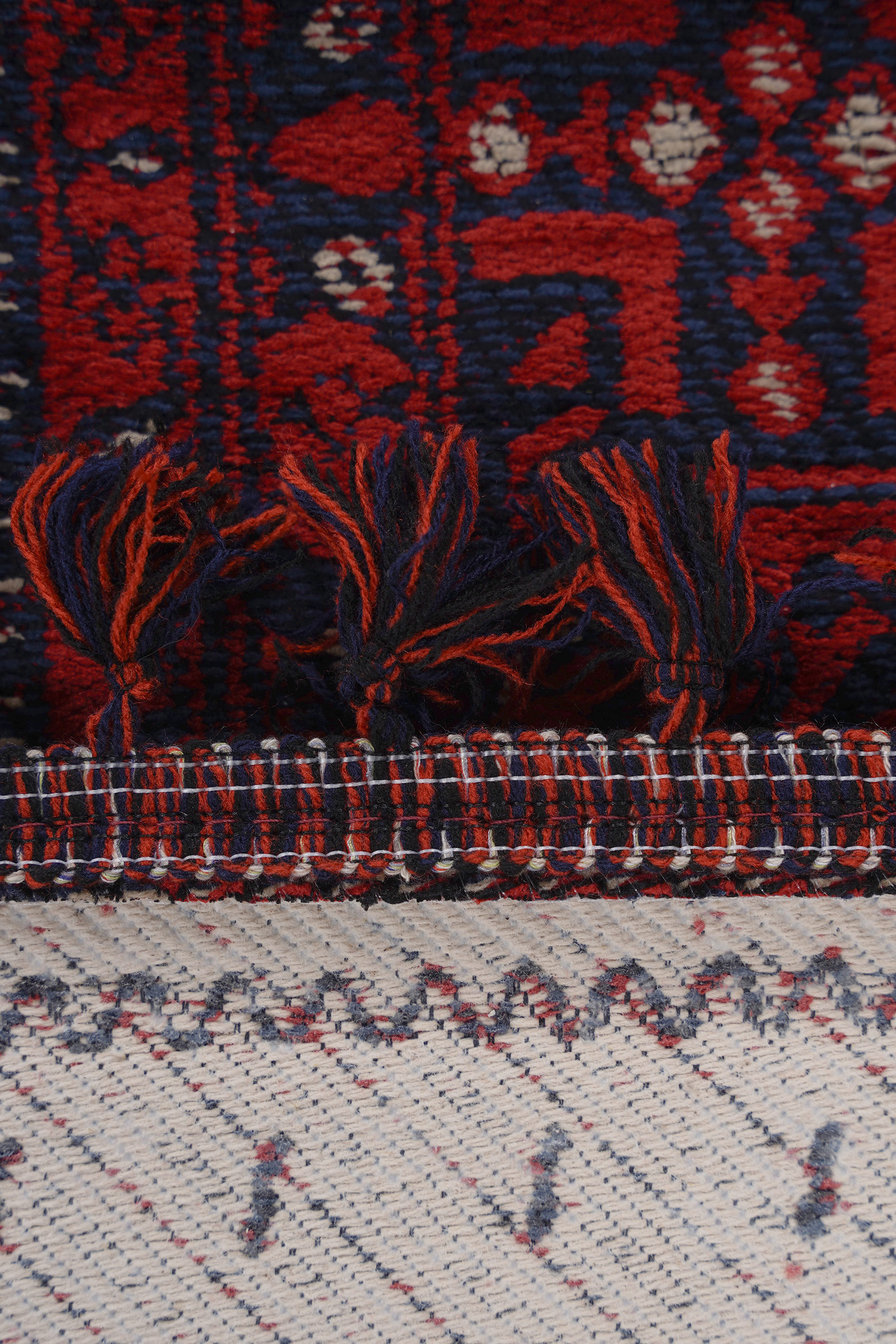 Mira Afgan 8 Kaymaz Tabanlı Yıkanabilir Klasik Kilim - Detay 6