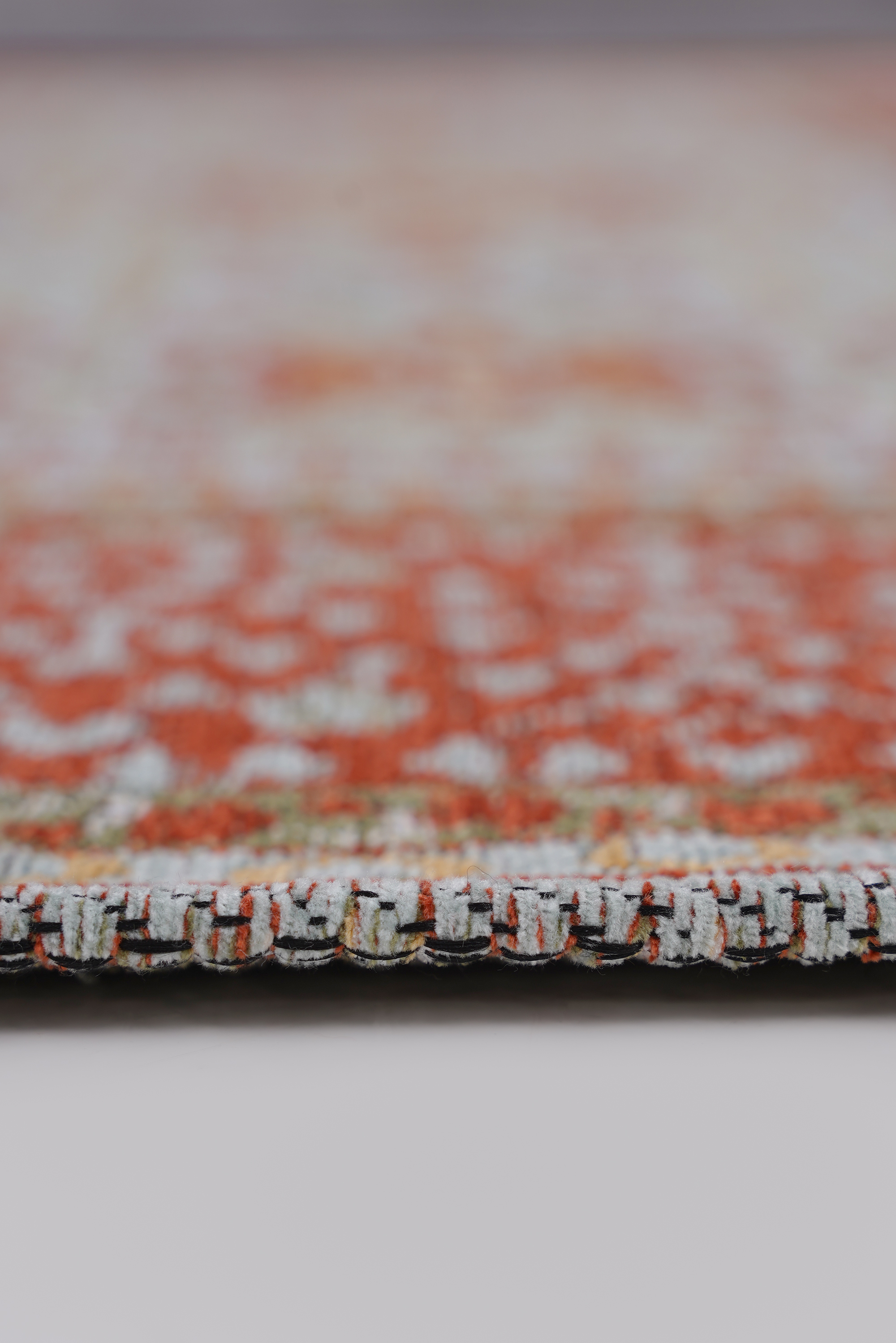 Mira Memlük V11 Kaymaz Tabanlı Yıkanabilir Klasik Kilim - Detay 4