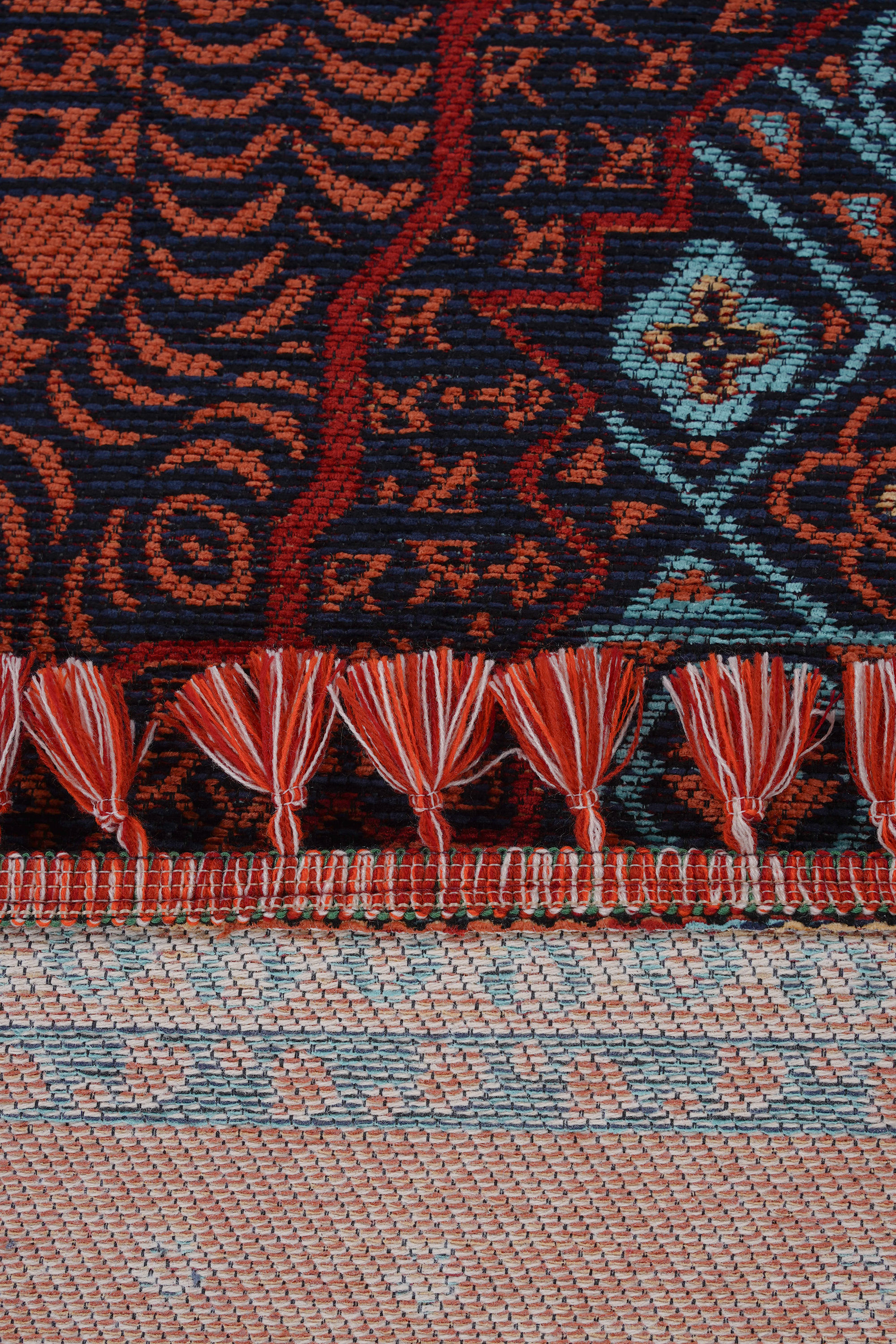Mira Memlük V15 Kaymaz Tabanlı Yıkanabilir Klasik Kilim - Detay 6