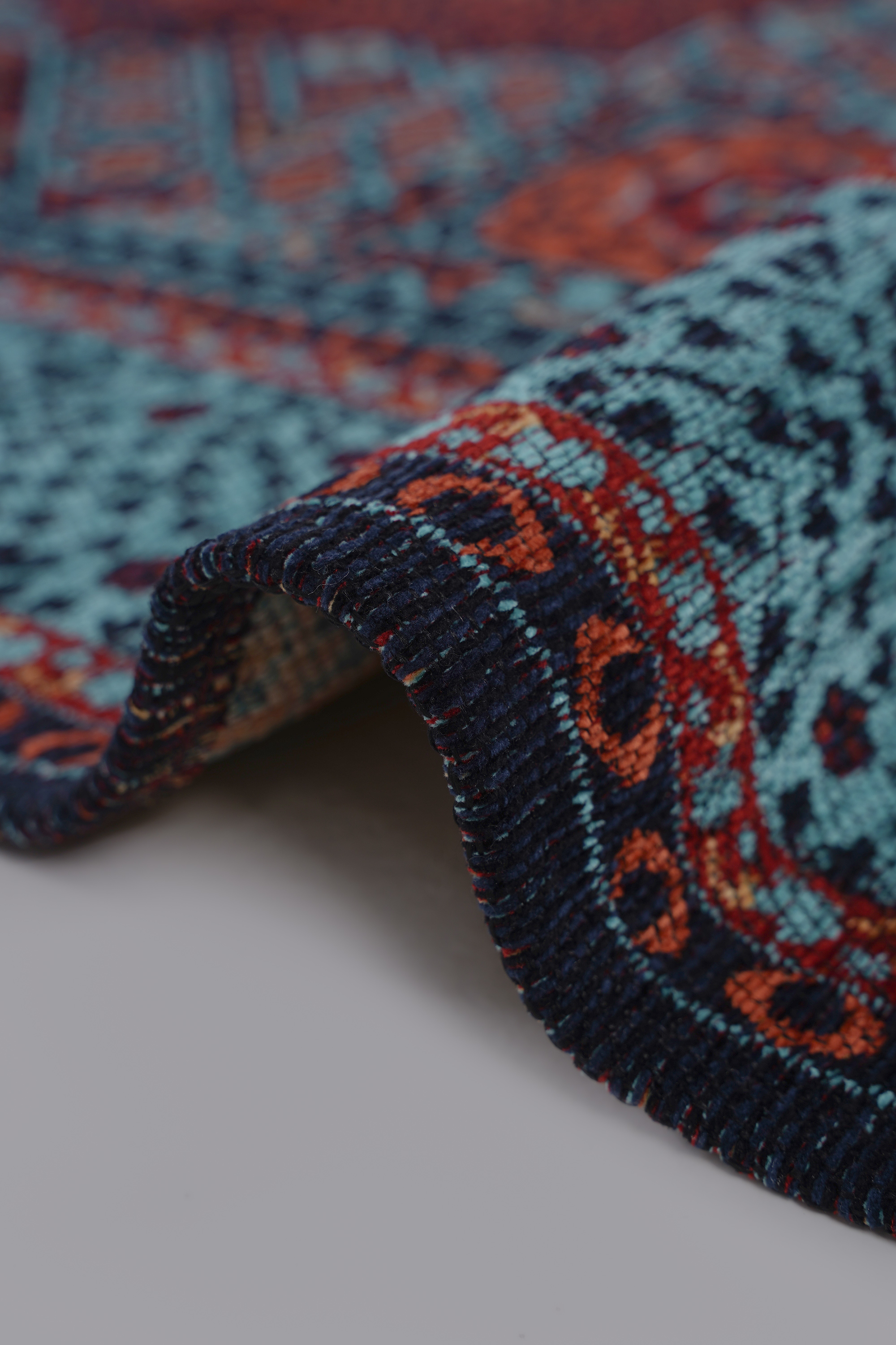Mira Memlük V15 Kaymaz Tabanlı Yıkanabilir Klasik Kilim - Detay 5
