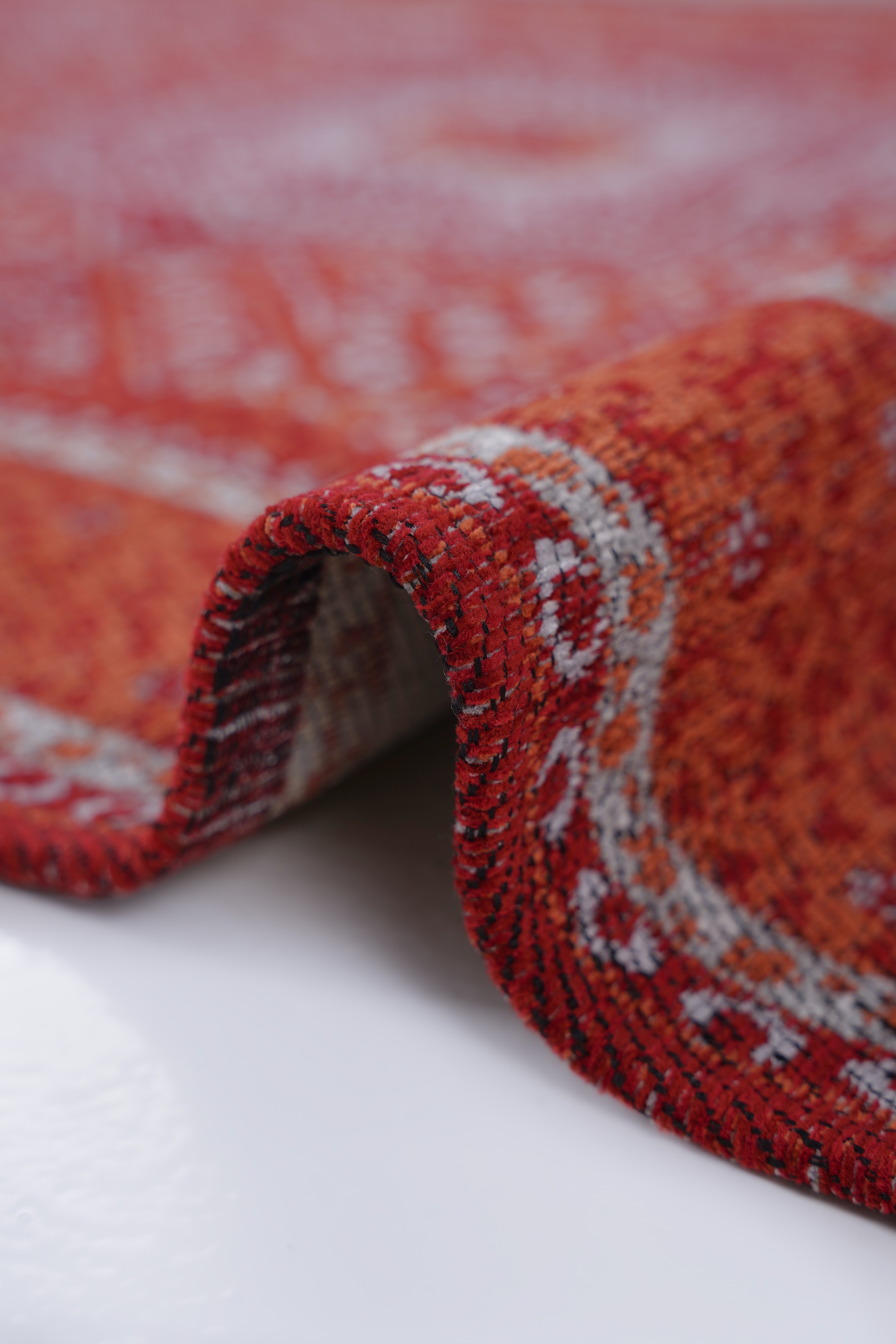Mira Memlük V18 Kaymaz Tabanlı Yıkanabilir Klasik Kilim - Detay 5