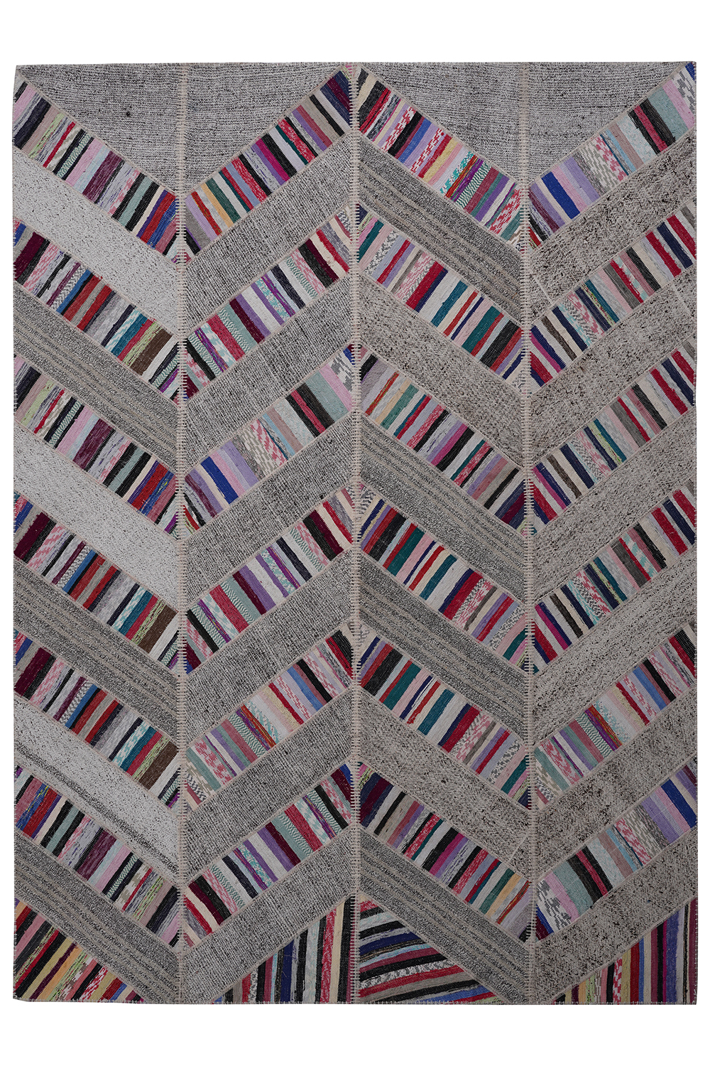 Naar Halı Patchwork El Yapımı Dekoratif Halı - Detay 6