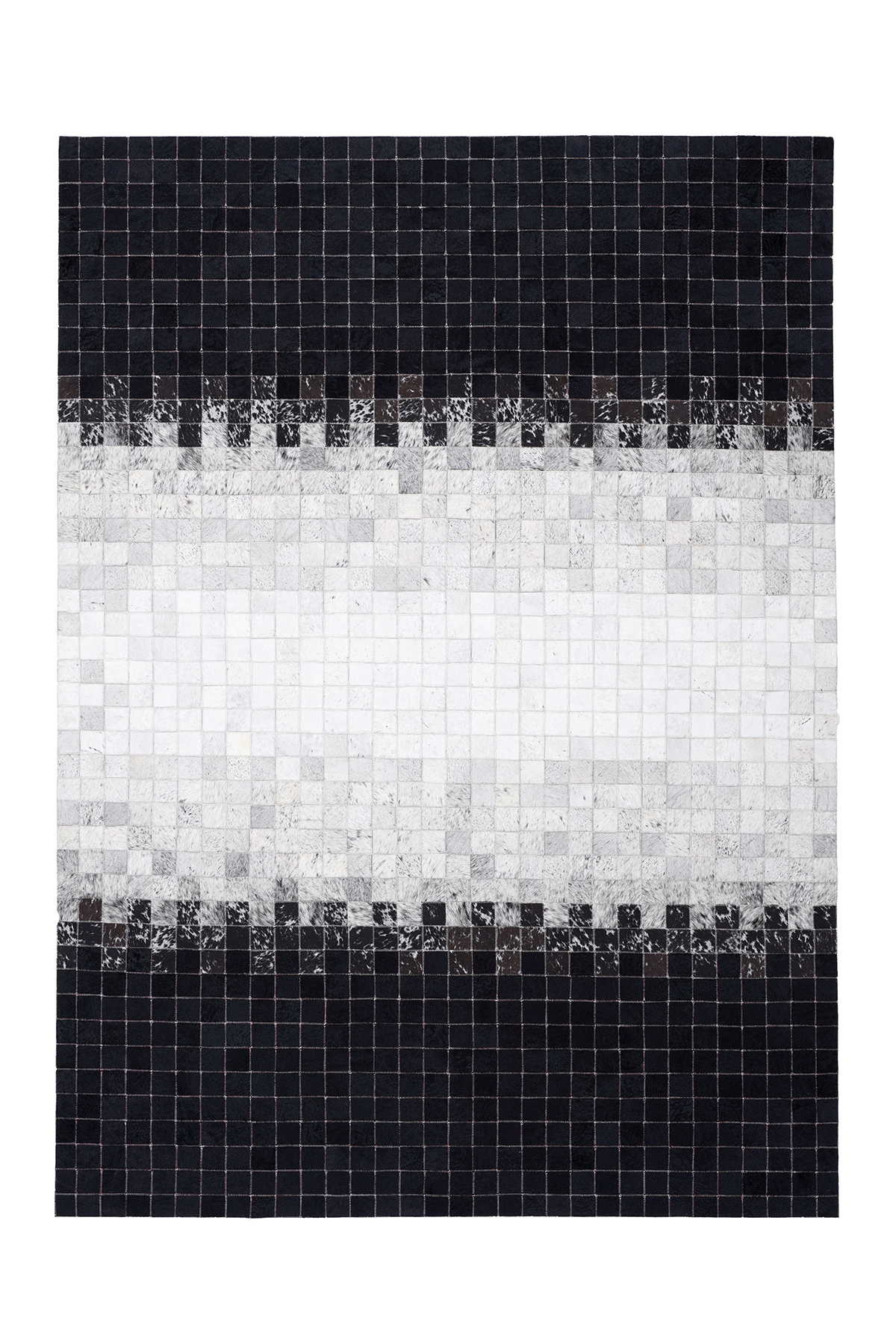 Naar Halı Tay Deri Patchwork El Yapımı Dekoratif Halı - Detay 6