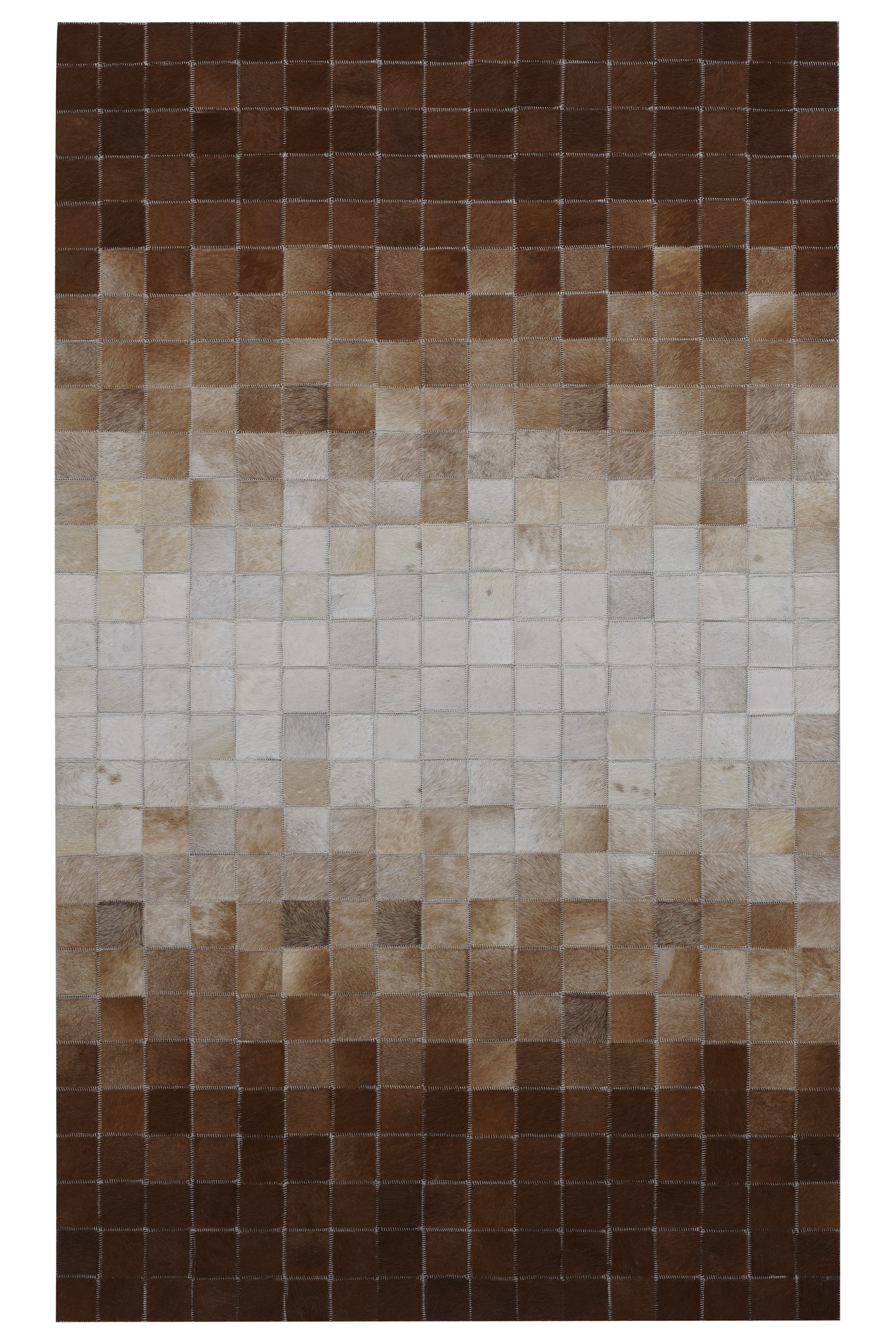 Naar Halı Tay Deri Patchwork El Yapımı Dekoratif Halı - Detay 9