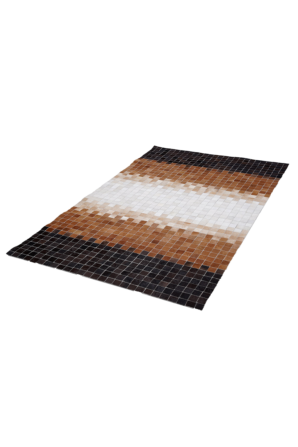Naar Halı Tay Deri Patchwork El Yapımı Dekoratif Halı - Detay 6