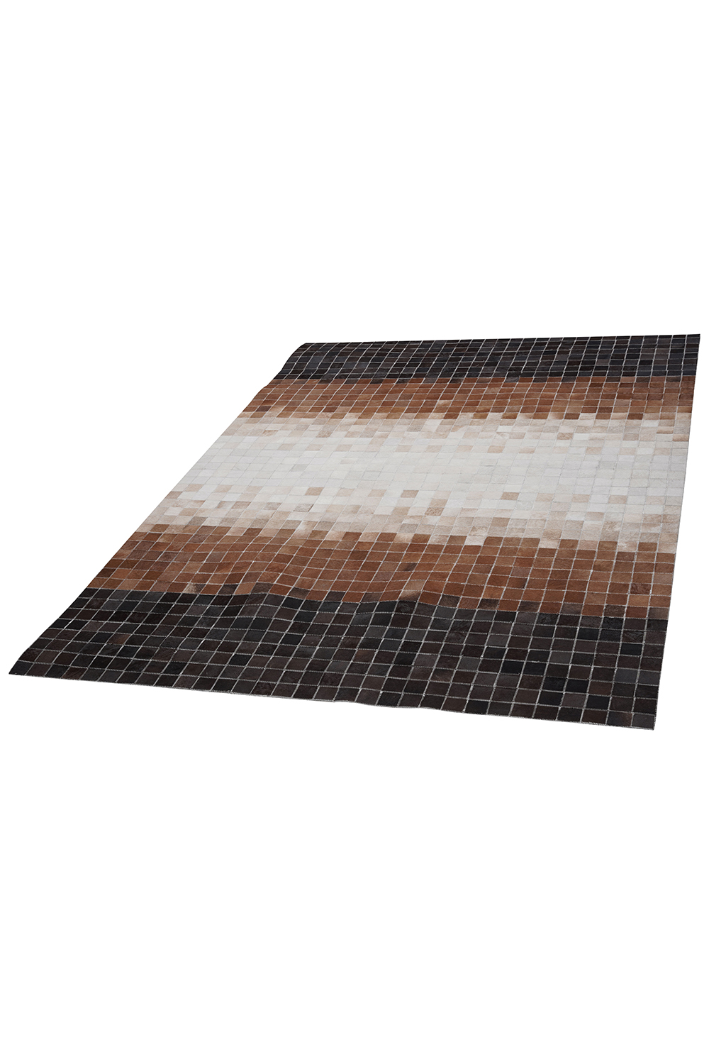 Naar Halı Tay Deri Patchwork El Yapımı Dekoratif Halı - Detay 10