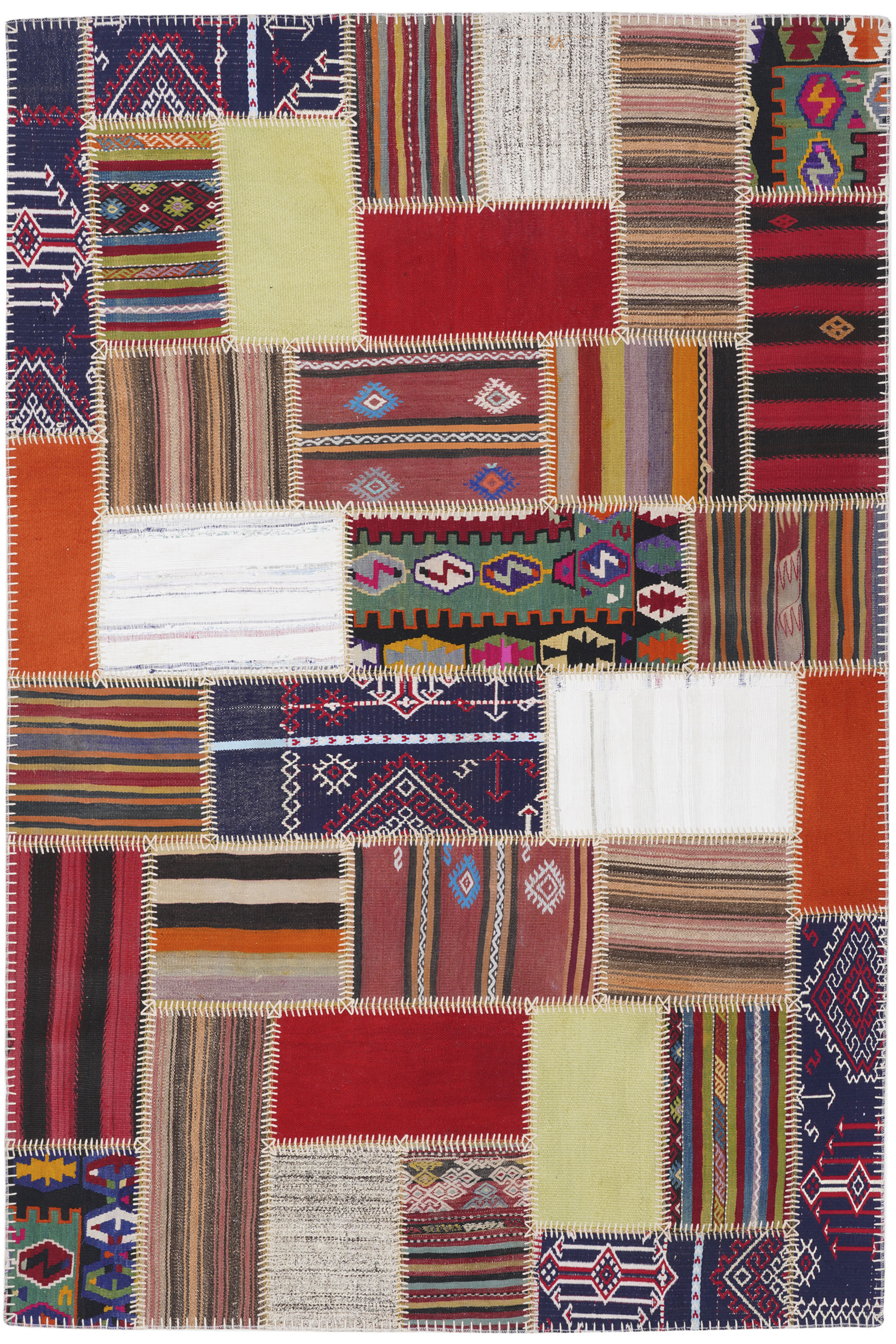 Naar Halı Patchwork El Yapımı Dekoratif Halı