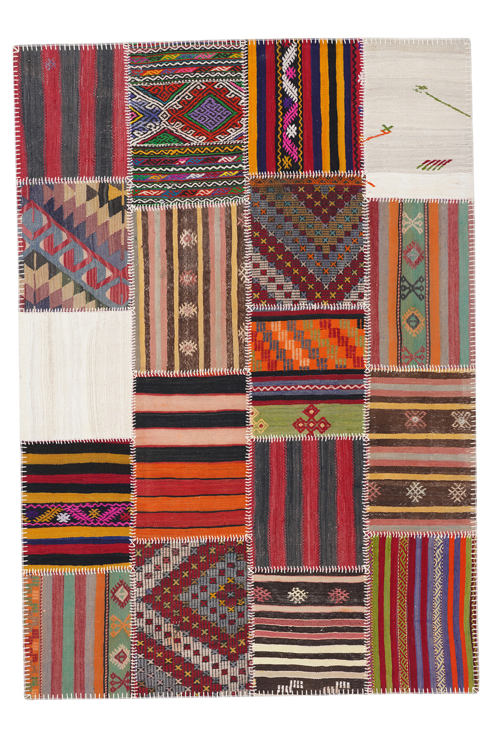 Naar Halı Patchwork El Yapımı Dekoratif Halı