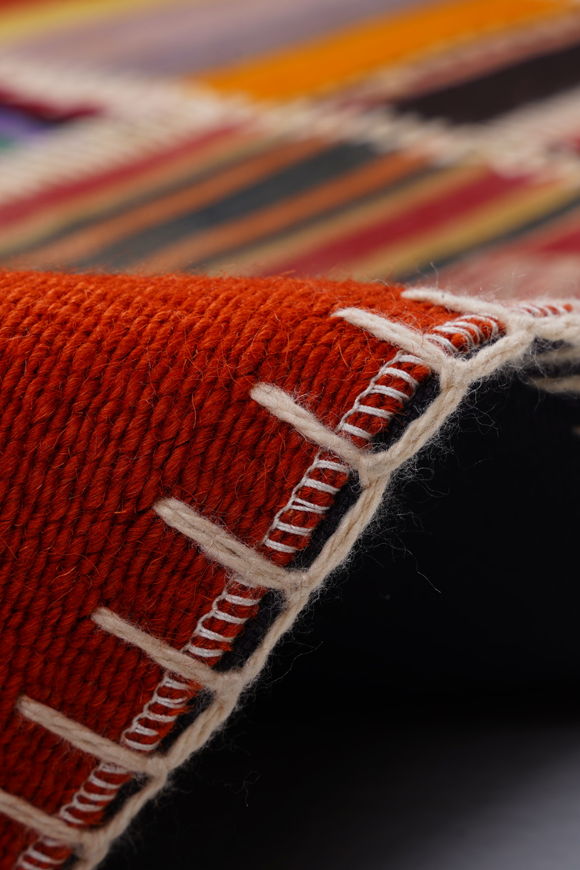 Naar Halı Patchwork El Yapımı Dekoratif Halı - Detay 4