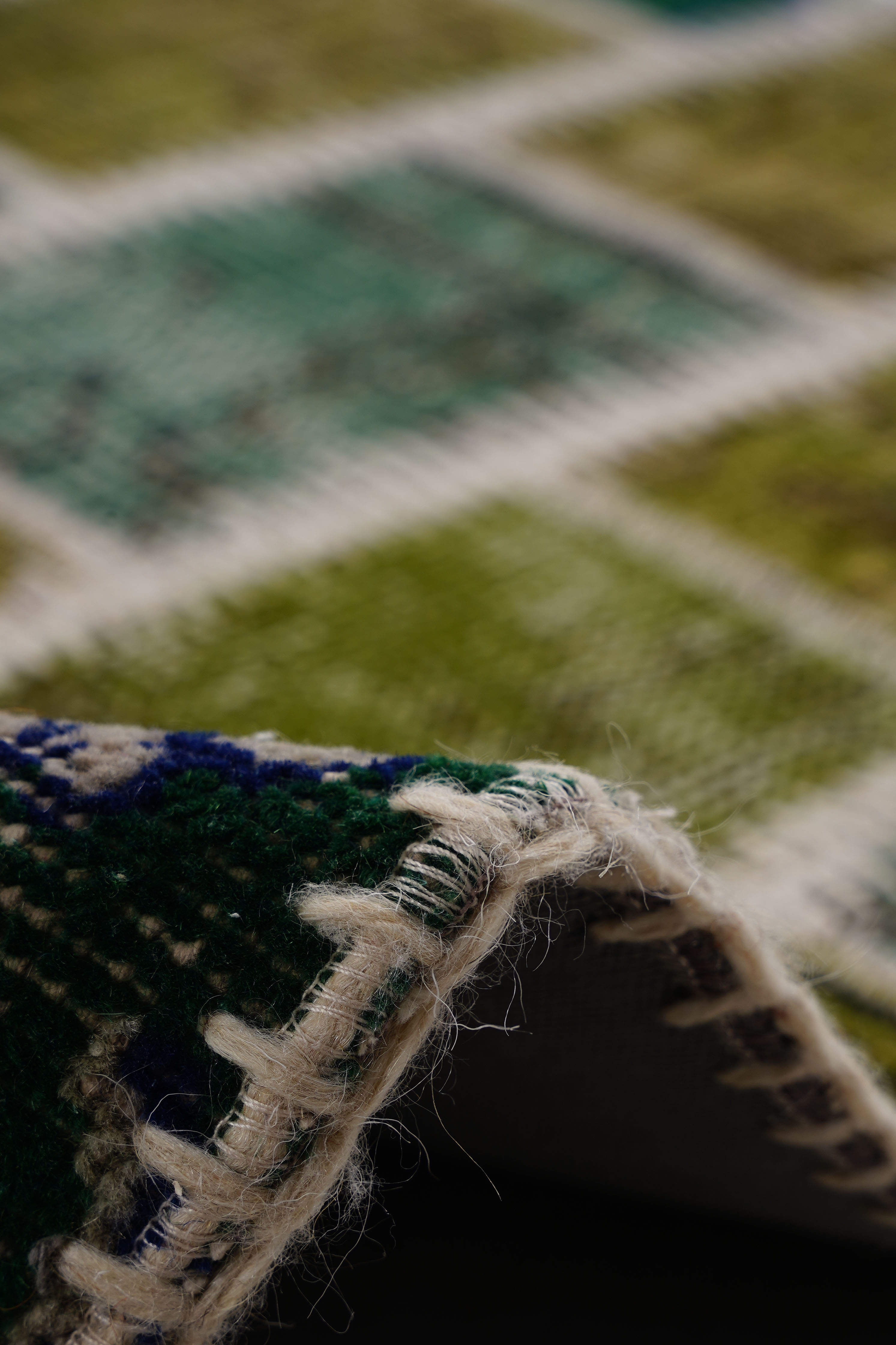 Naar Halı Patchwork 08 El Yapımı Dekoratif Halı - Detay 4