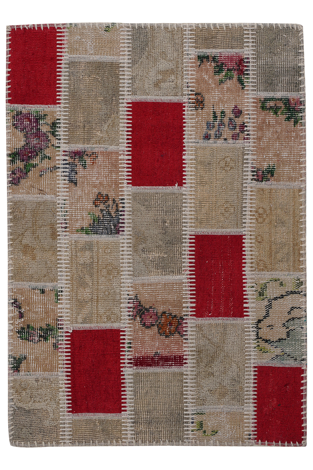 Naar Halı Patchwork 10 El Yapımı Dekoratif Halı - Detay 9