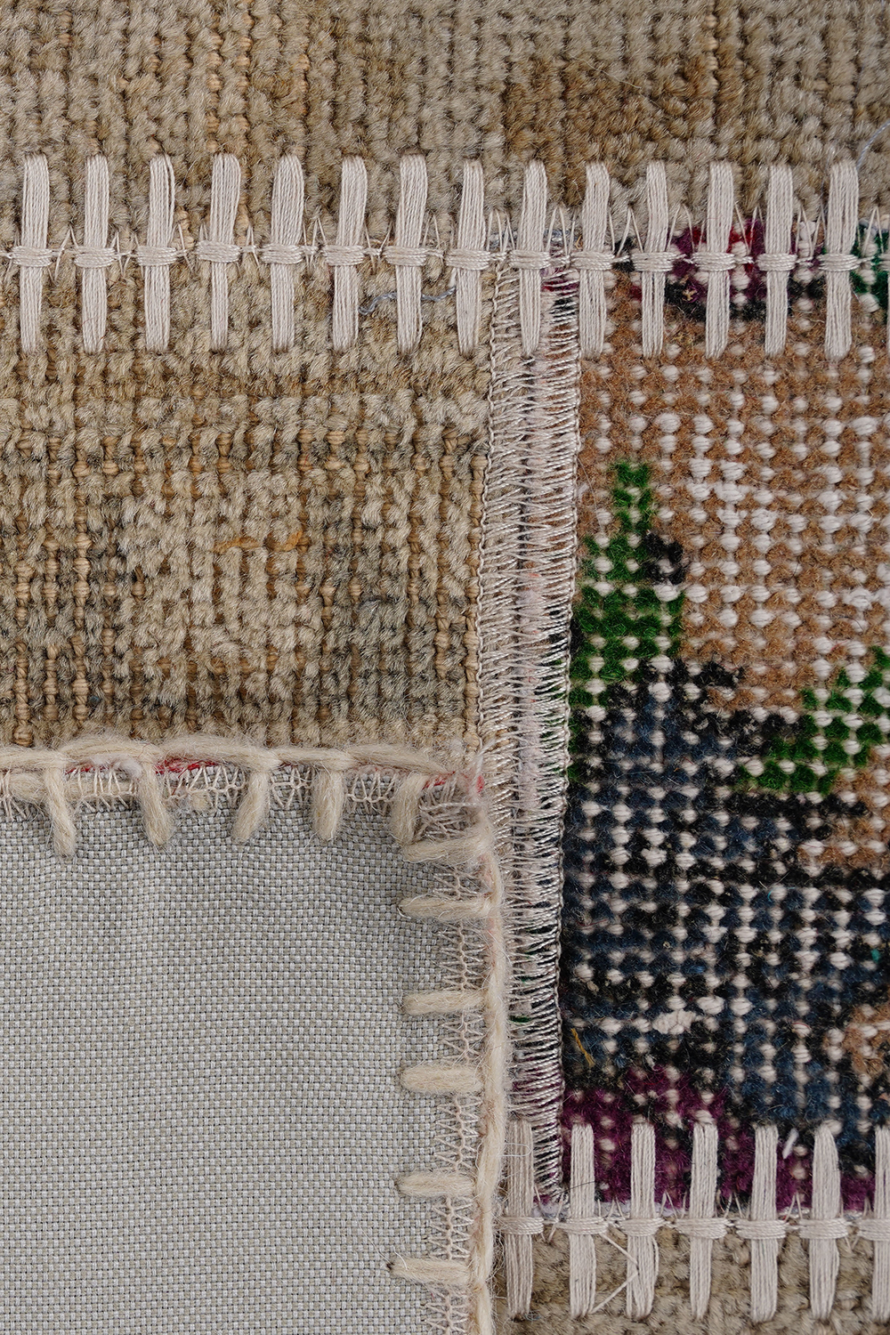 Naar Halı Patchwork 10 El Yapımı Dekoratif Halı - Detay 5