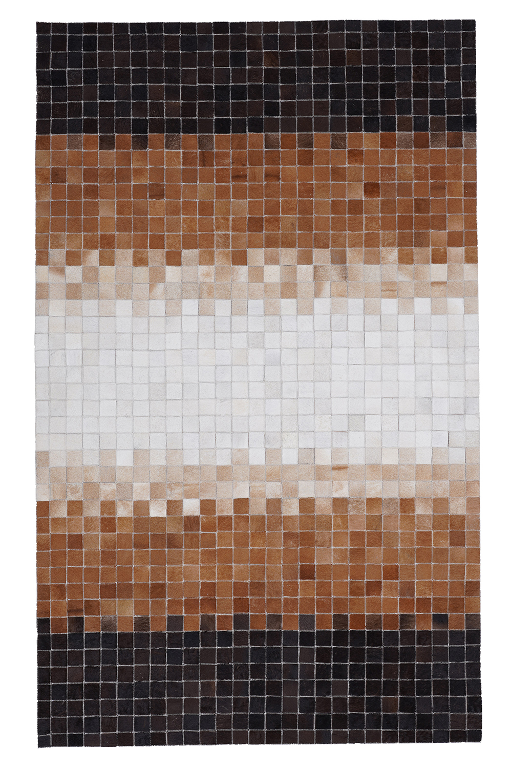 Naar Halı Tay Deri Patchwork El Yapımı Dekoratif Halı - Detay 5