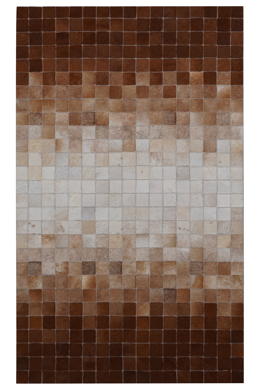 Naar Halı Tay Deri Patchwork El Yapımı Dekoratif Halı - Detay 4