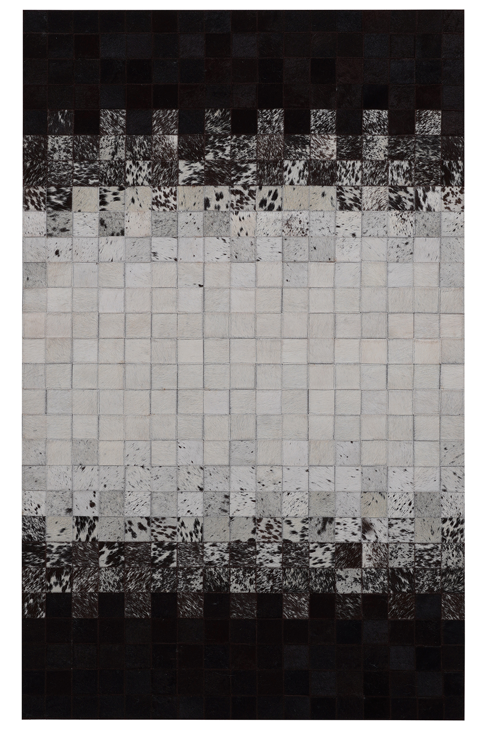 Naar Halı Tay Deri Patchwork El Yapımı Dekoratif Halı - Detay 4