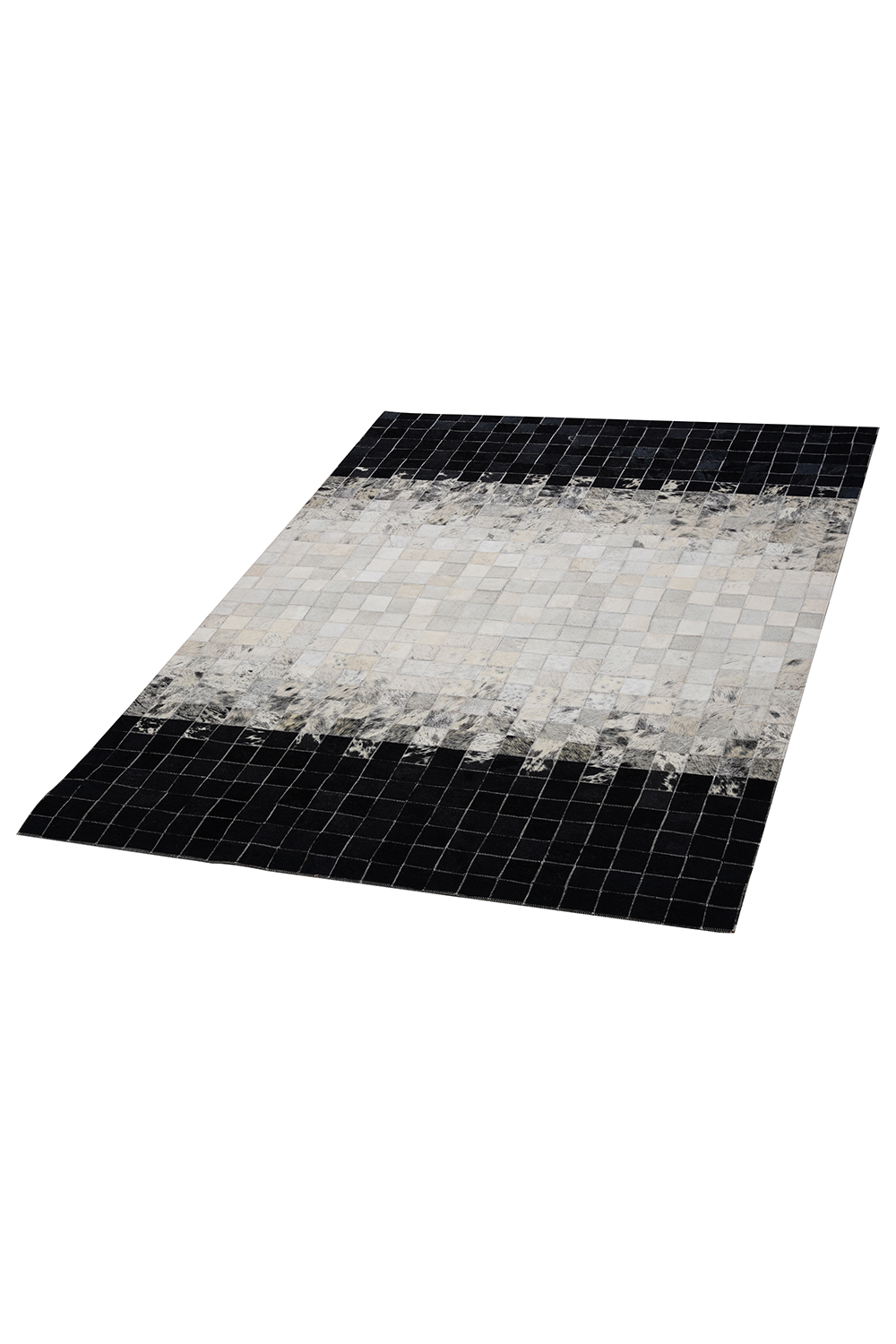 Naar Halı Tay Deri Patchwork El Yapımı Dekoratif Halı - Detay 5