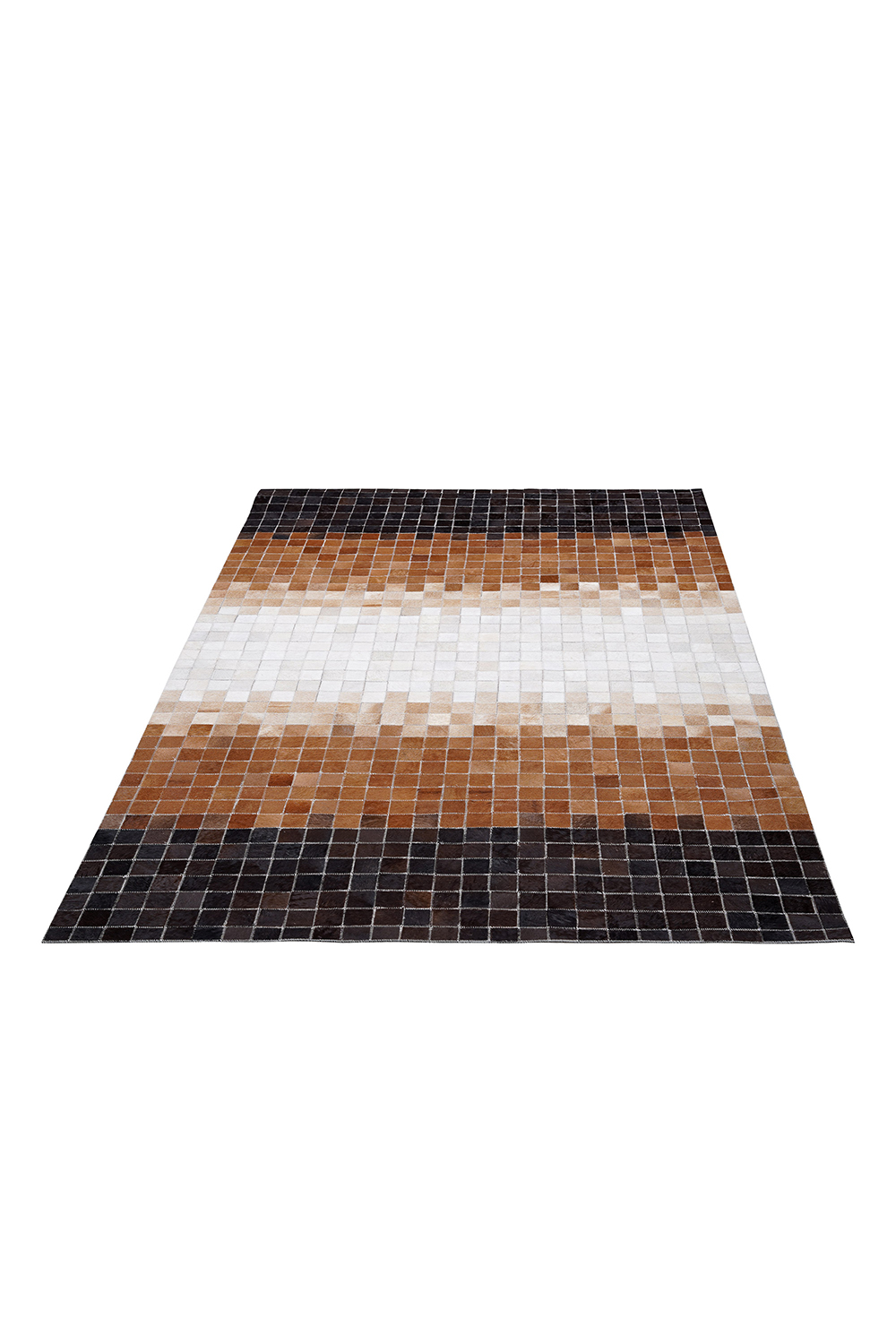 Naar Halı Tay Deri Patchwork El Yapımı Dekoratif Halı - detay