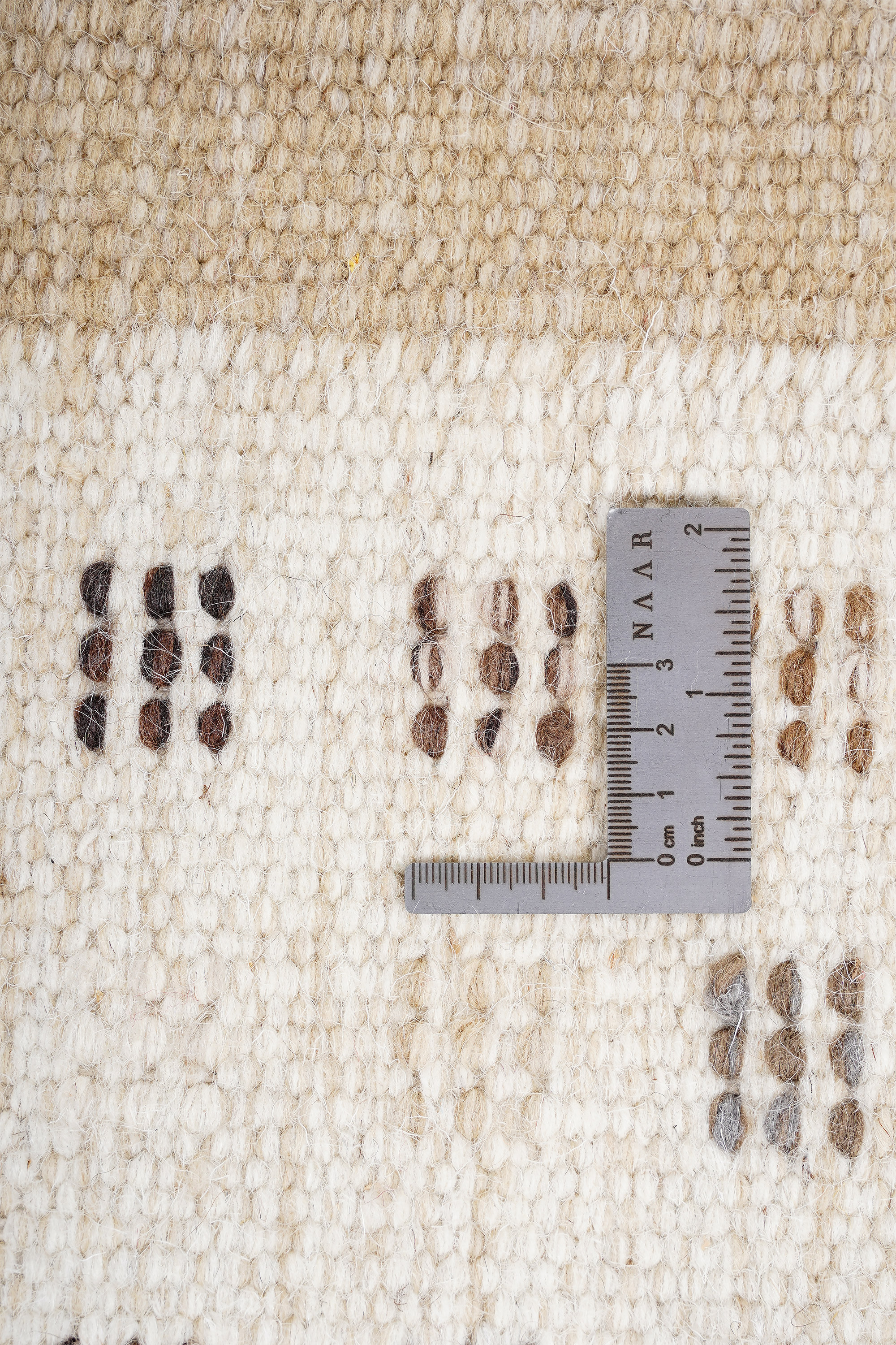 Nepal 3587 El Dokuma Kalın Yün Kilim - Detay 9