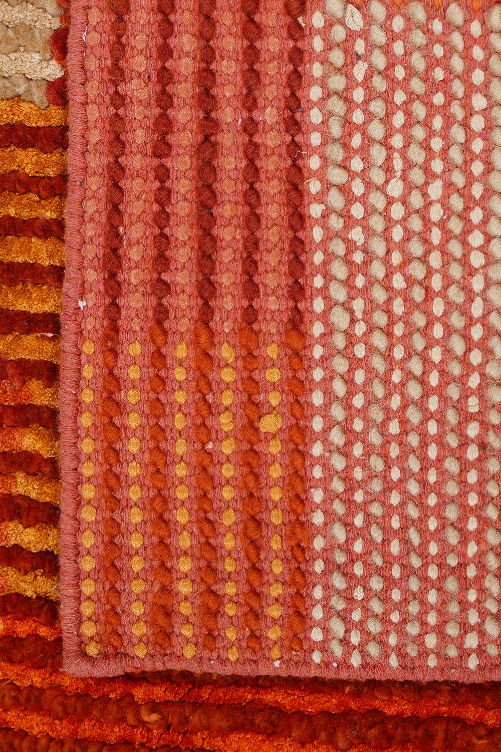Nepal 3588 El Dokuma Kalın Yün Kilim - Detay 9