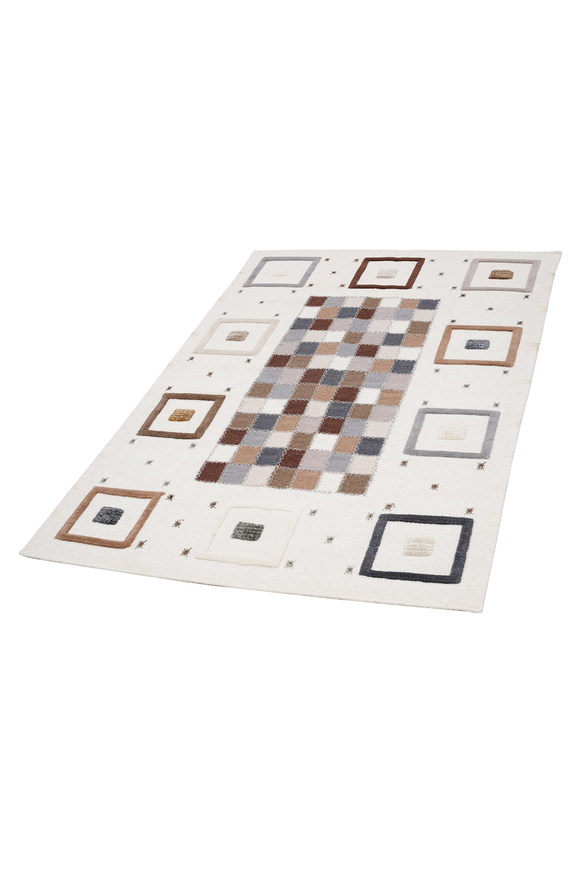 Nepal 3589 El Dokuma Kalın Yün Kilim - Detay 6