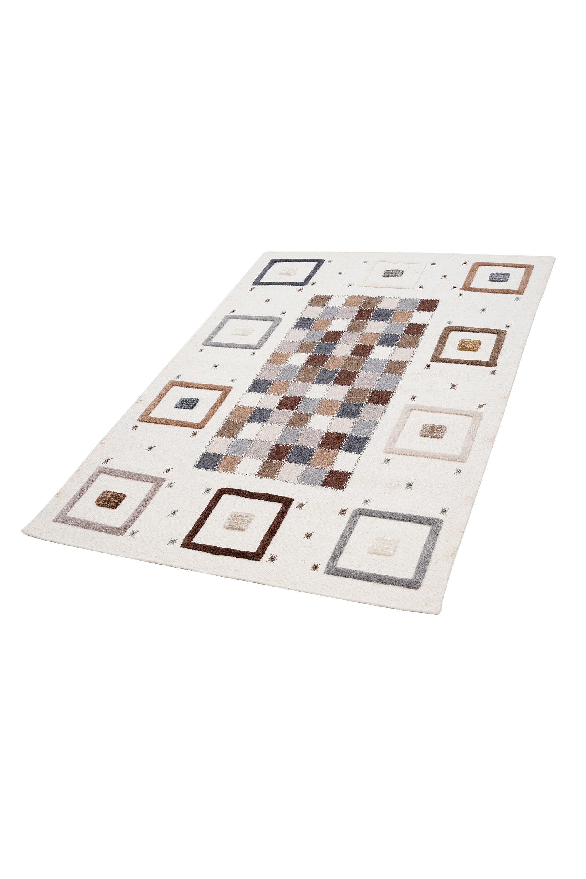 Nepal 3589 El Dokuma Kalın Yün Kilim - Detay 8