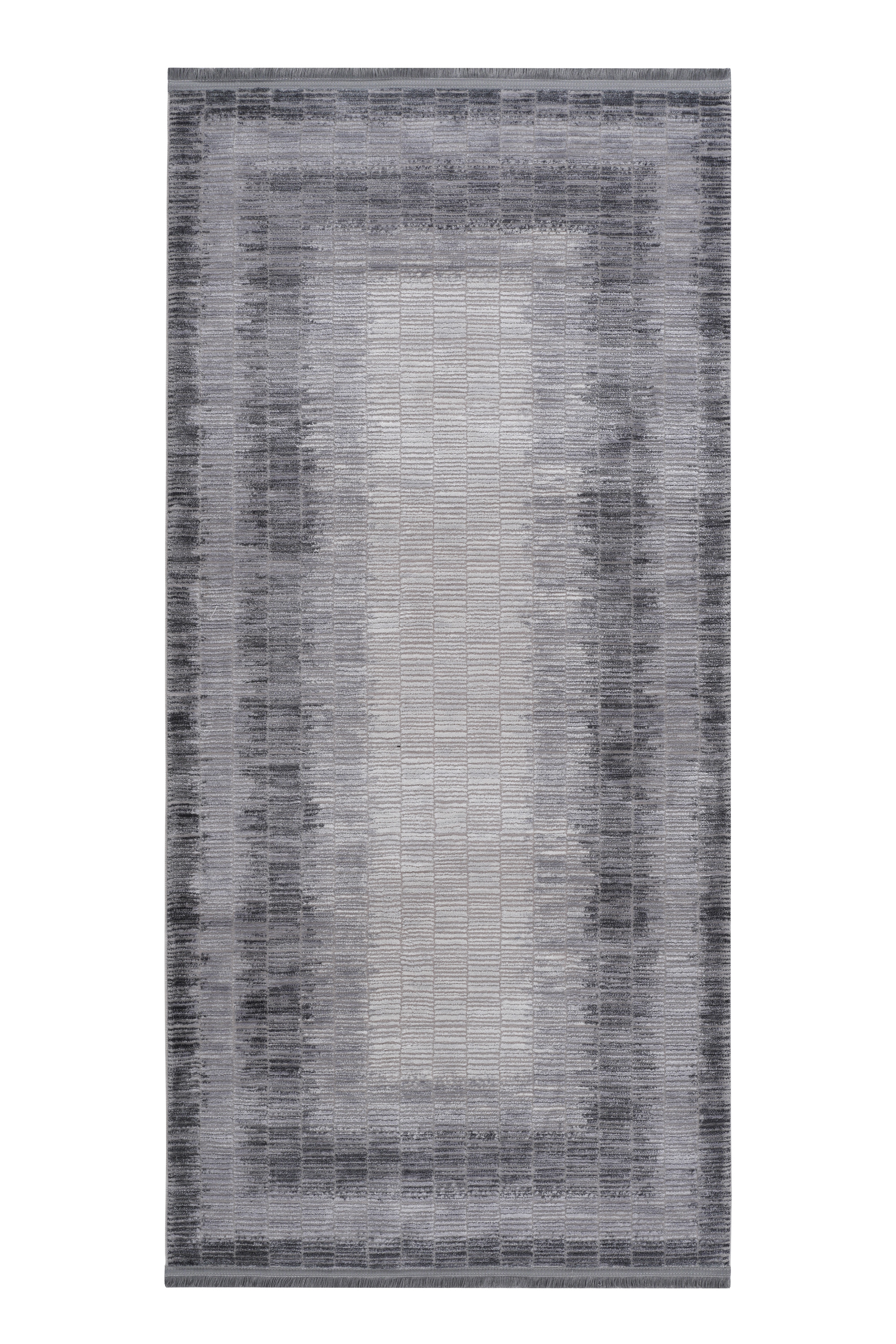 Norm 6217 Gri Modern Salon ve Mutfak Halısı Kesme Halı - Detay 10