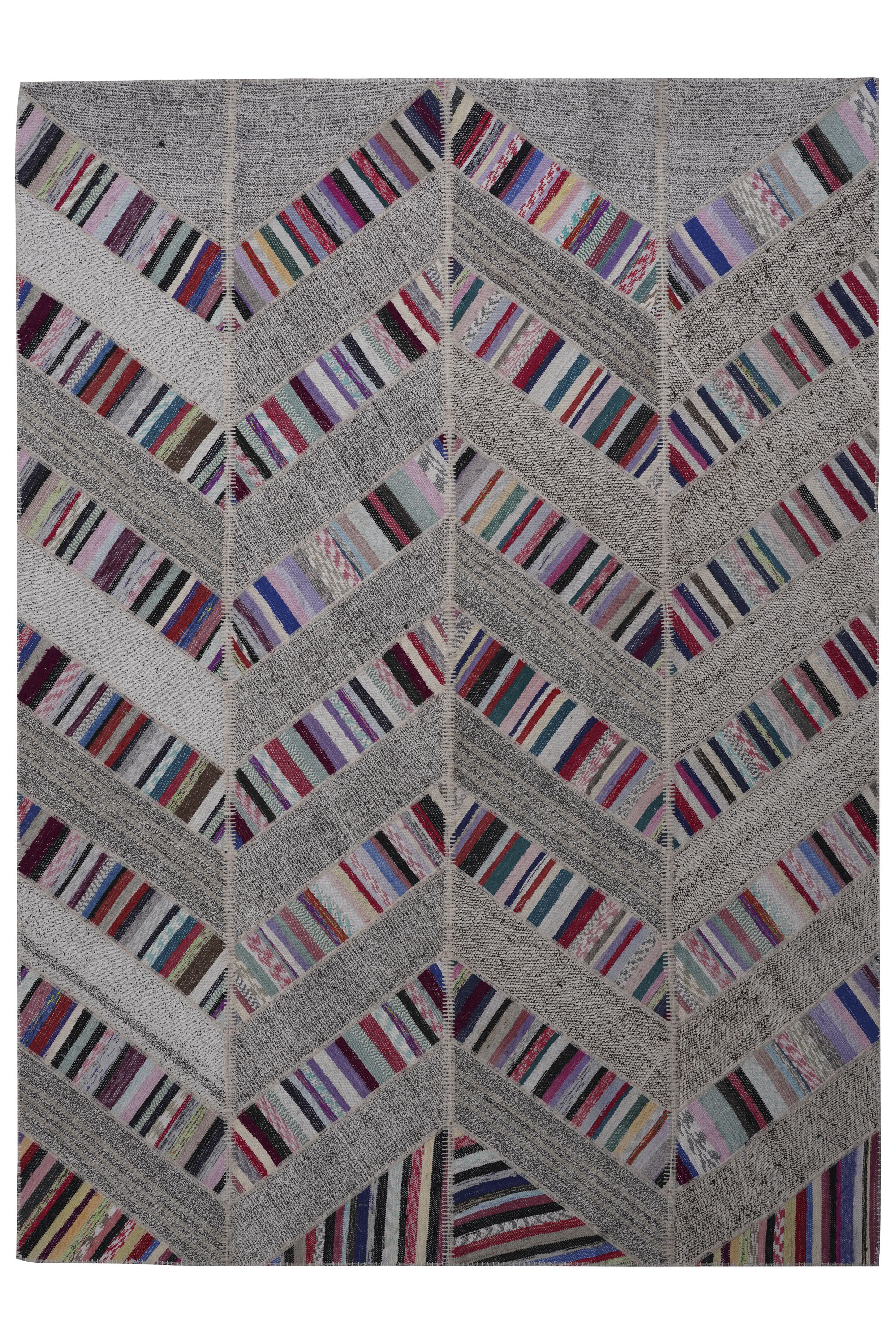 Naar Halı Patchwork El Yapımı Dekoratif Halı - detay