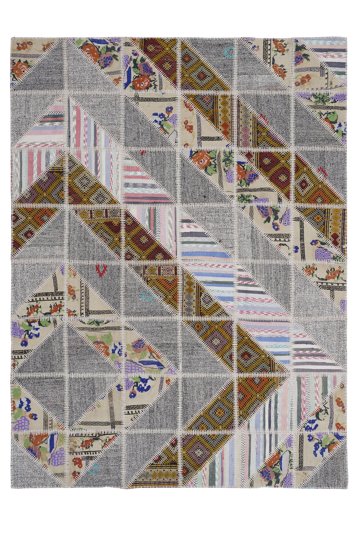 Naar Halı Patchwork El Yapımı Dekoratif Halı