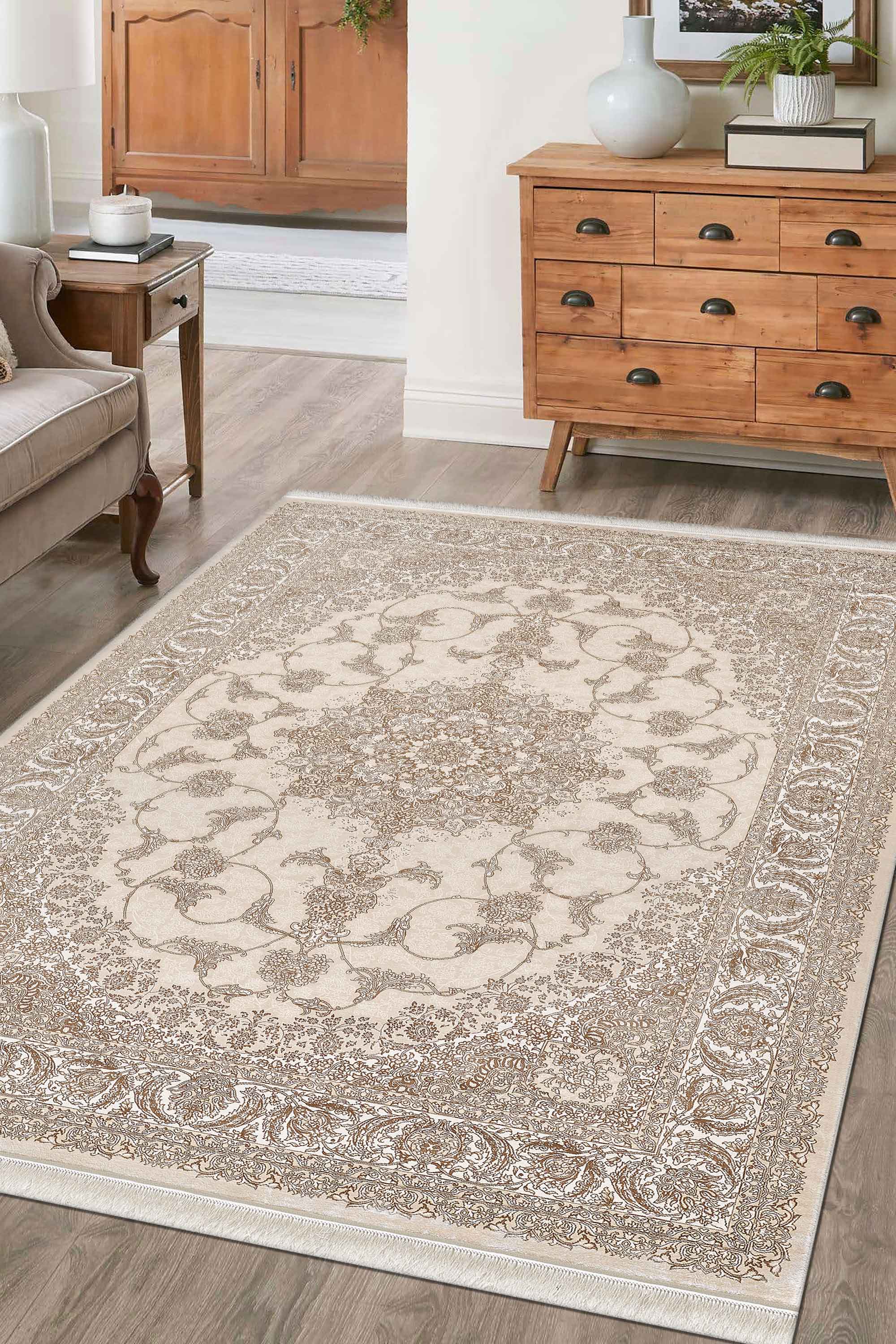 Pierre Cardin Persia YZ07B Salon Halısı - Detay 3
