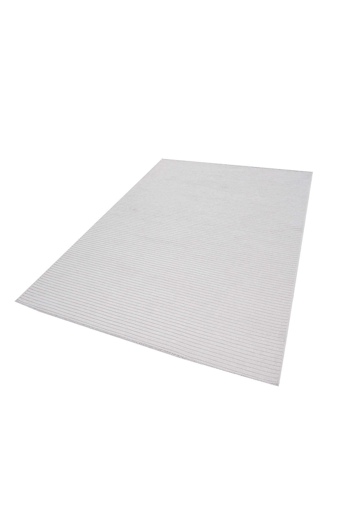 Ravi 1701A Beyaz Kaymaz Taban Yıkanabilir Yumuşak Dokulu Kilim - Detay 7