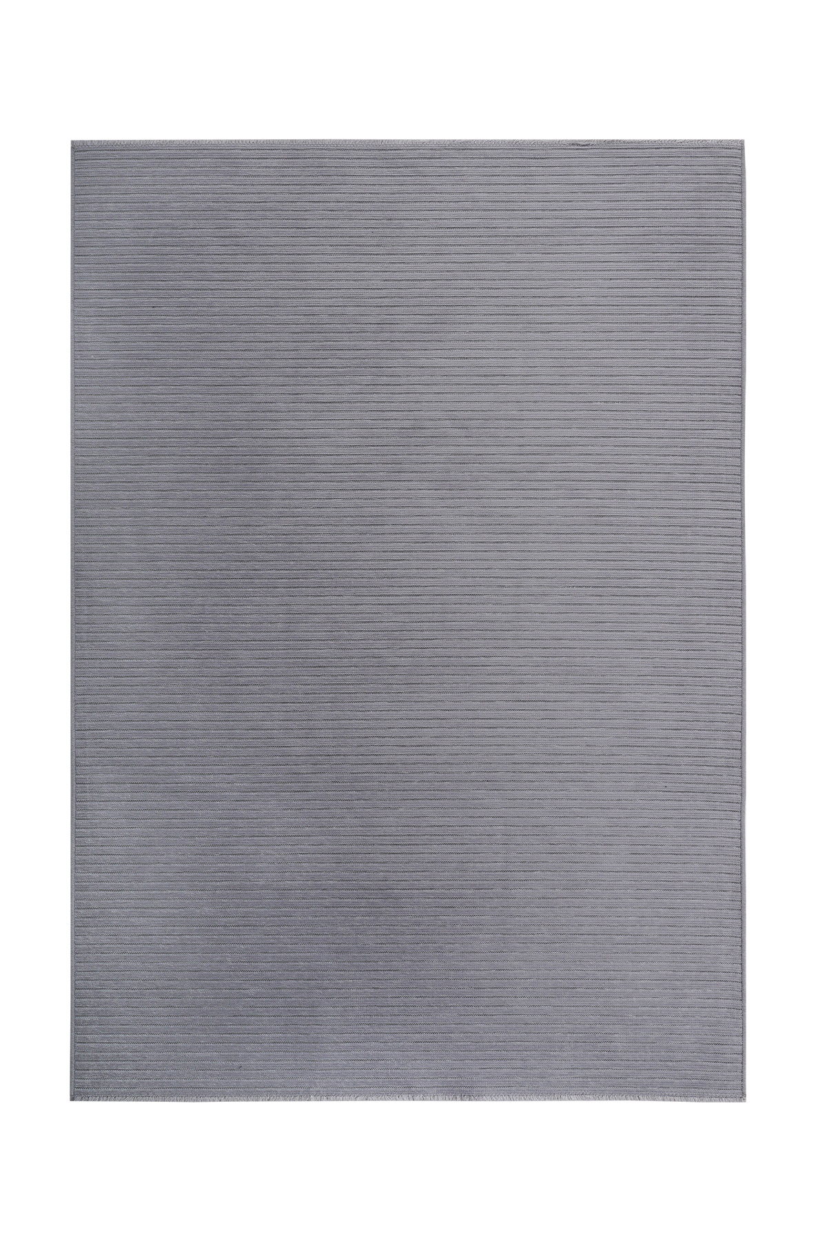 Ravi 1702A Gri Kaymaz Taban Yıkanabilir Yumuşak Dokulu Kilim - Detay 6