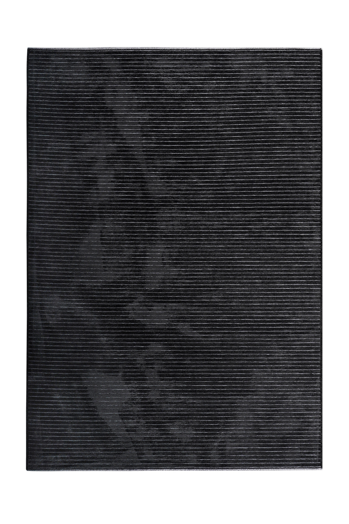 Ravi 1703A Antrasit Kaymaz Taban Yıkanabilir Yumuşak Dokulu Kilim - Detay 5